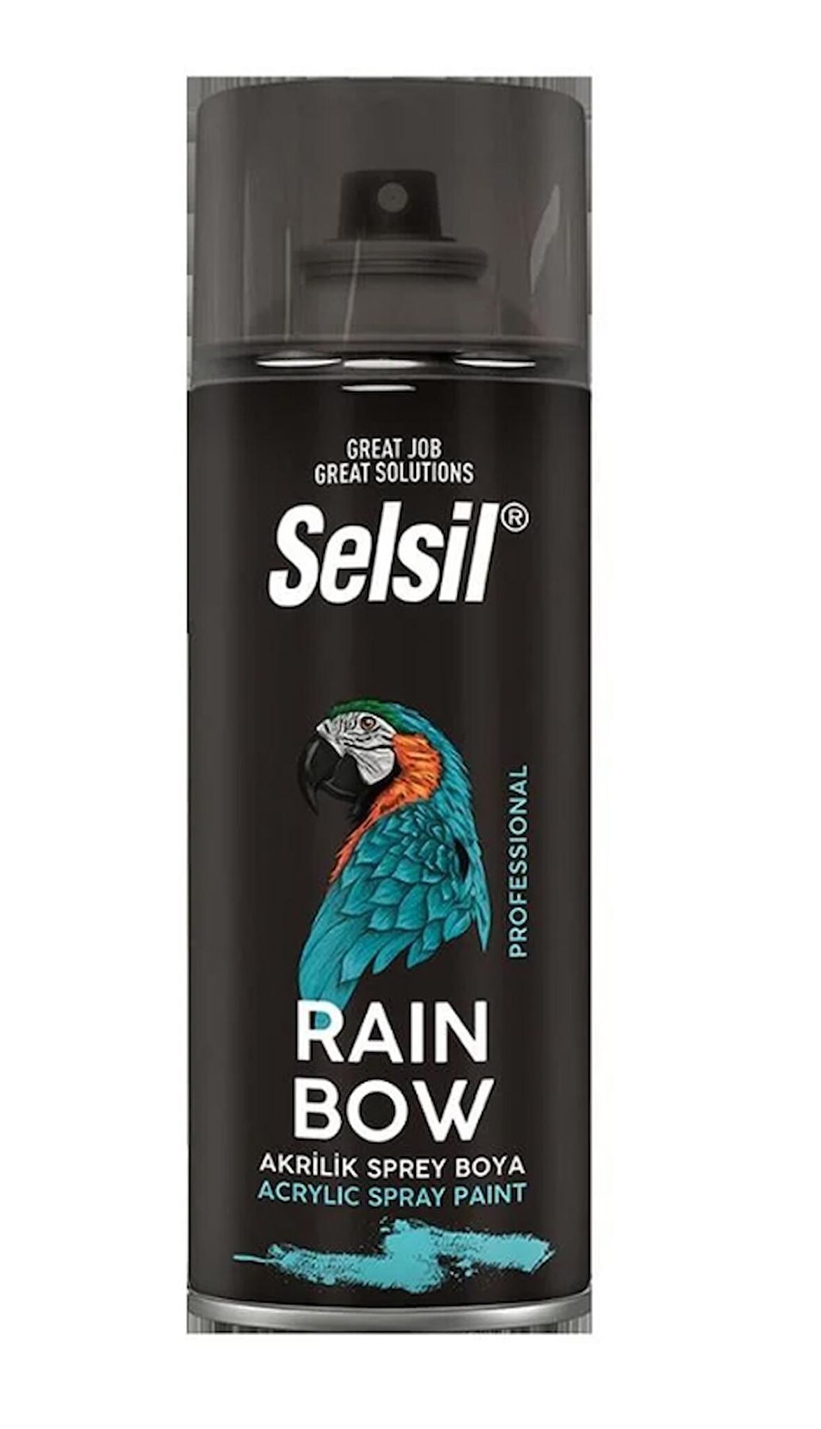 Selsil Rainbow Akrilik Sprey Boya 400 Ml Trafik Sarı