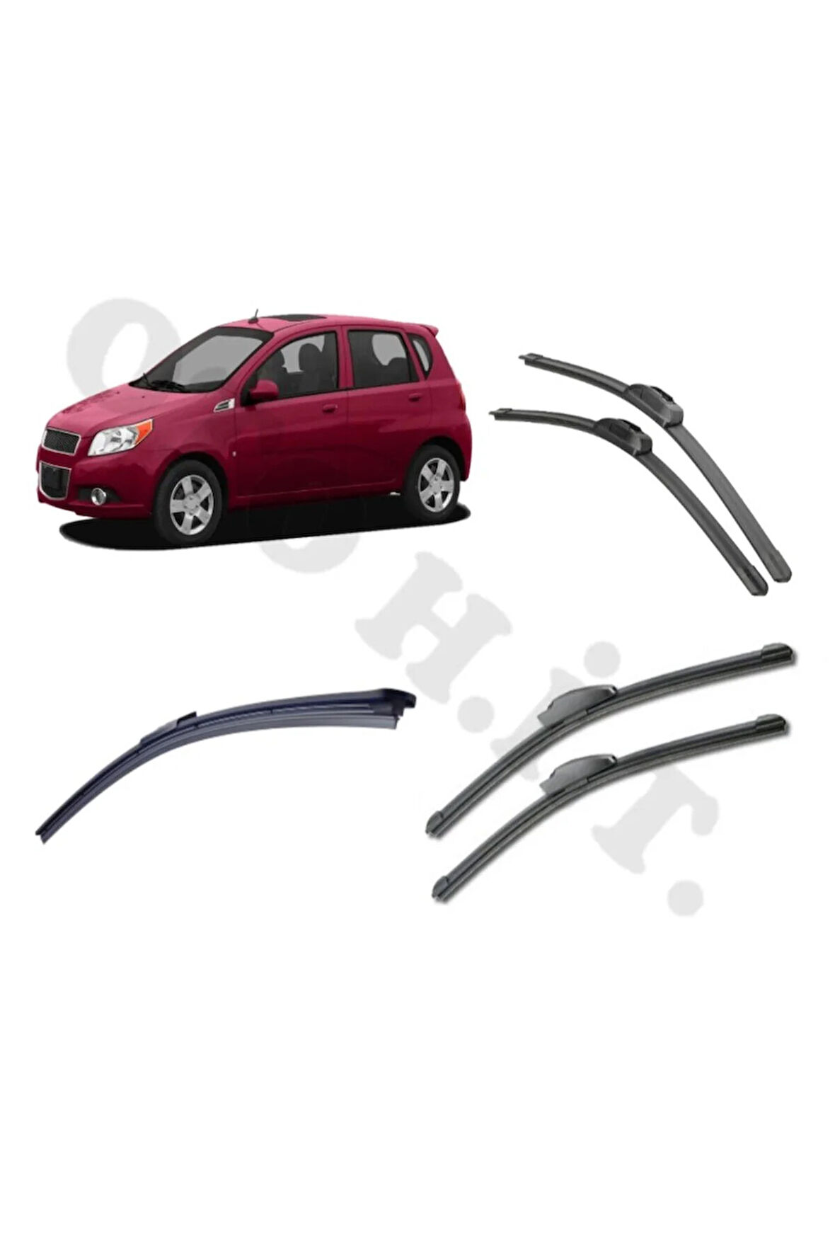 CHEVROLET AVEO SİLECEK TAKIMI 2006-2011 ÖN CAM SİLECEĞİ