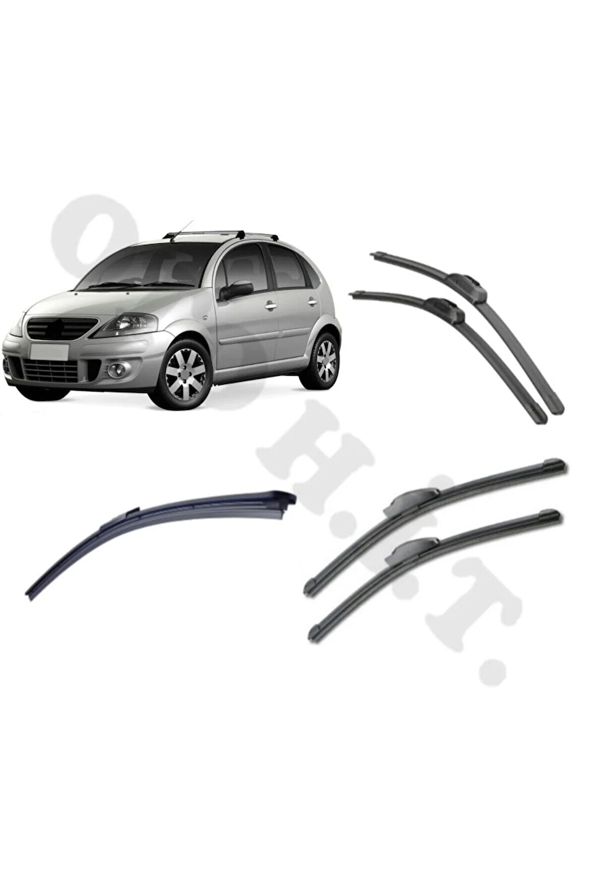 CİTROEN C3 SİLECEK TAKIMI 2002-2009 ÖN CAM SİLECEĞİ