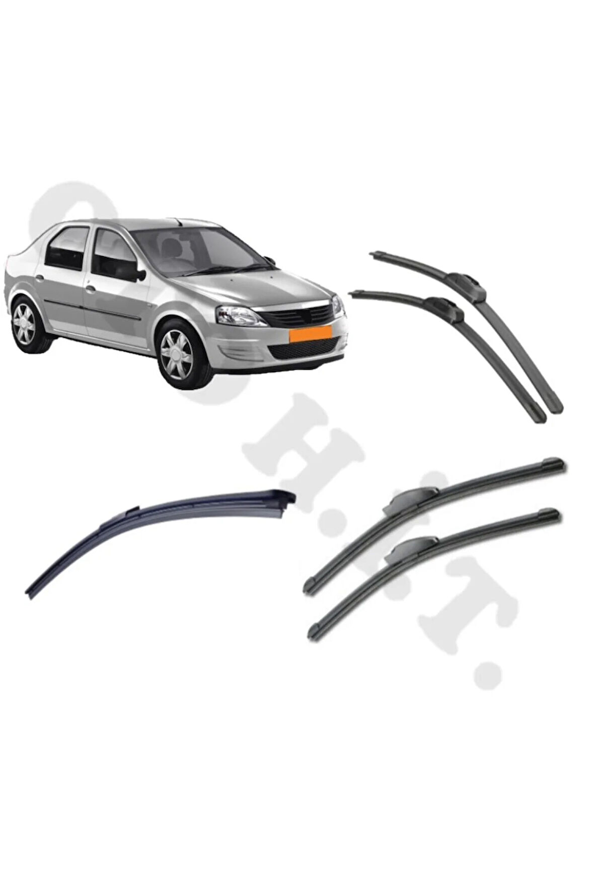 DACİA LOGAN SİLECEK TAKIMI SEDAN - STATİON VAGON 2004-2013 ÖN CAM SİLECEĞİ