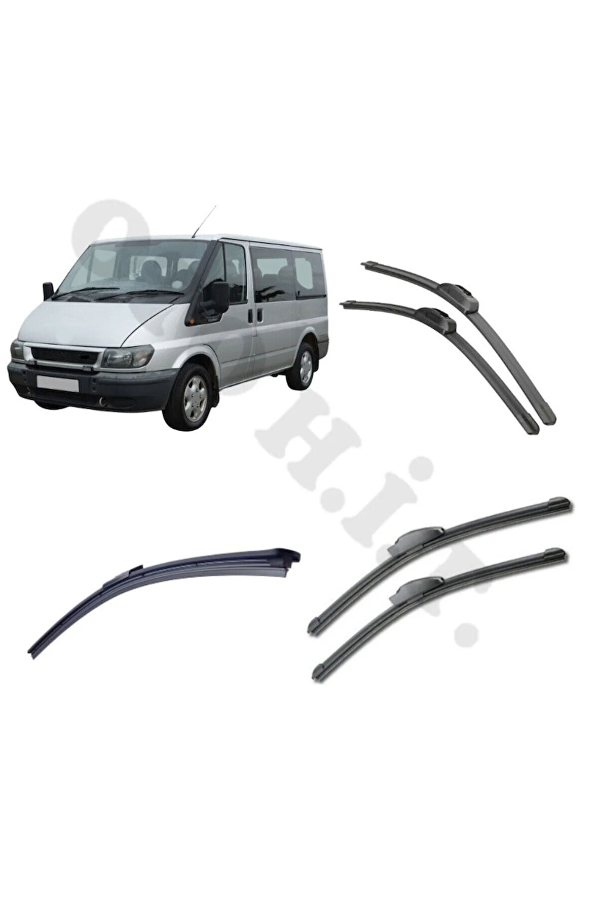 FORD TRANSİT SİLECEK TAKIMI 2000-2006 ÖN CAM SİLECEĞİ