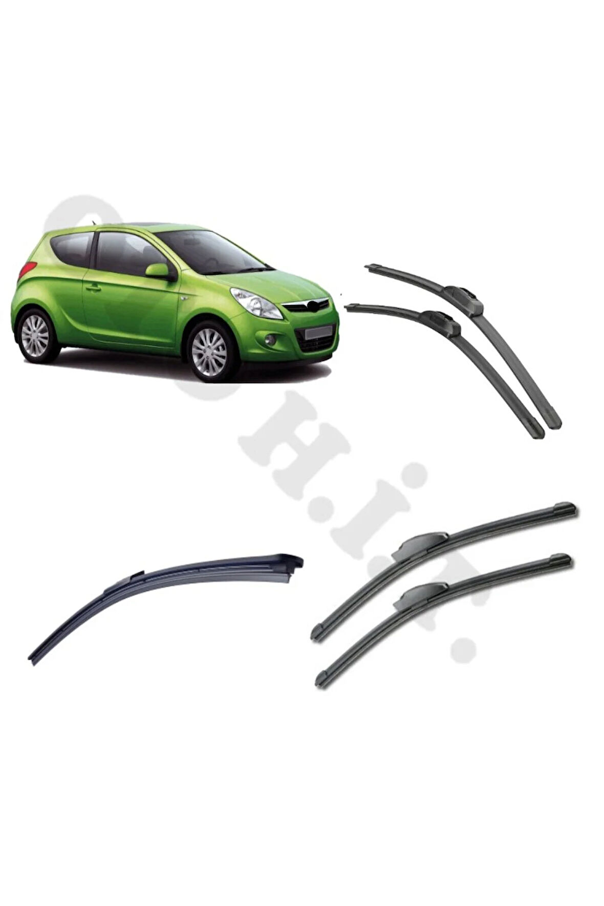 HYUNDAİ İ20 SİLECEK TAKIMI 2008-2011 ÖN CAM SİLECEĞİ