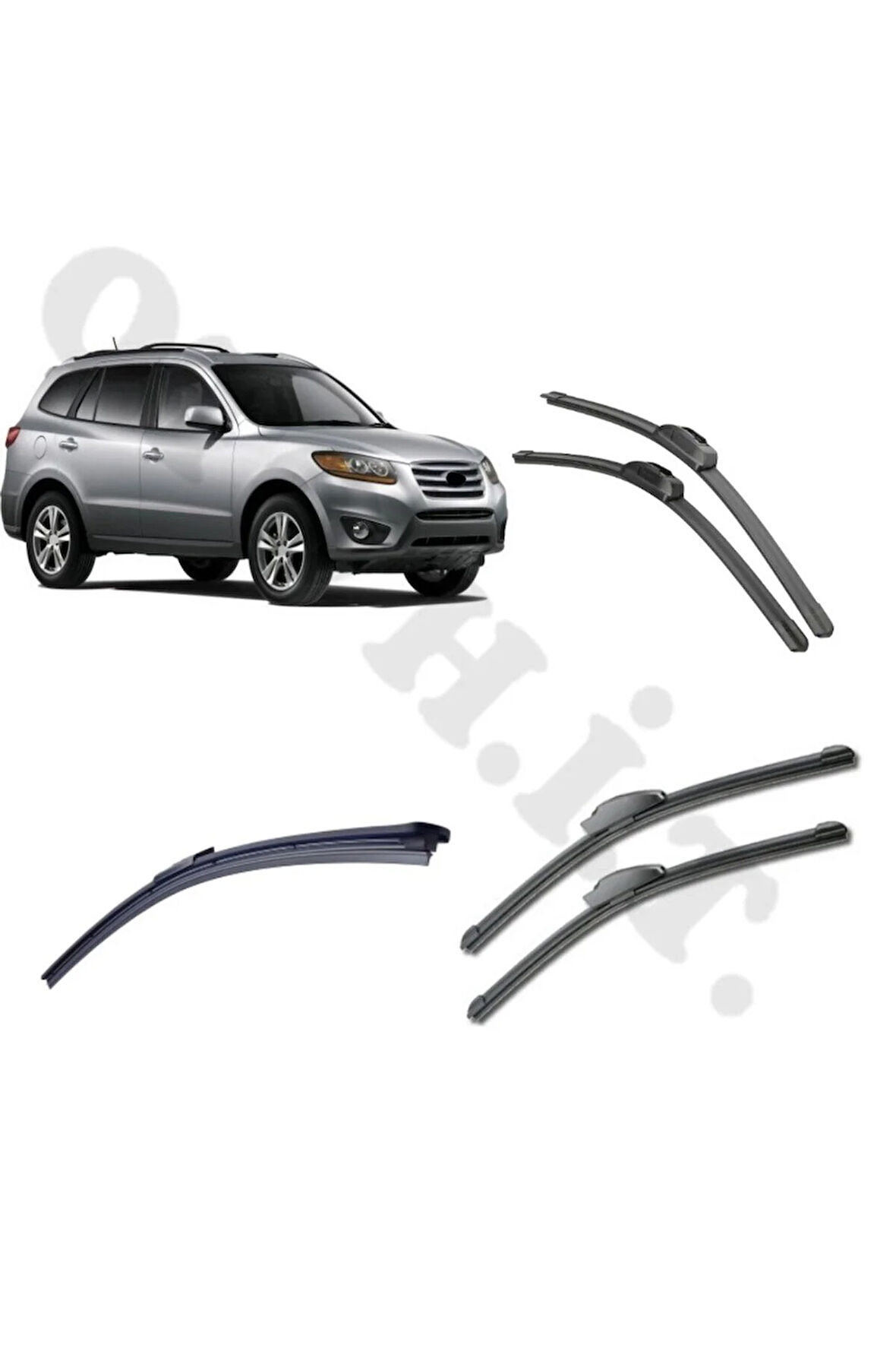 HYUNDAİ SANTAFE SİLECEK TAKIMI 2006-2012 ÖN CAM SİLECEĞİ