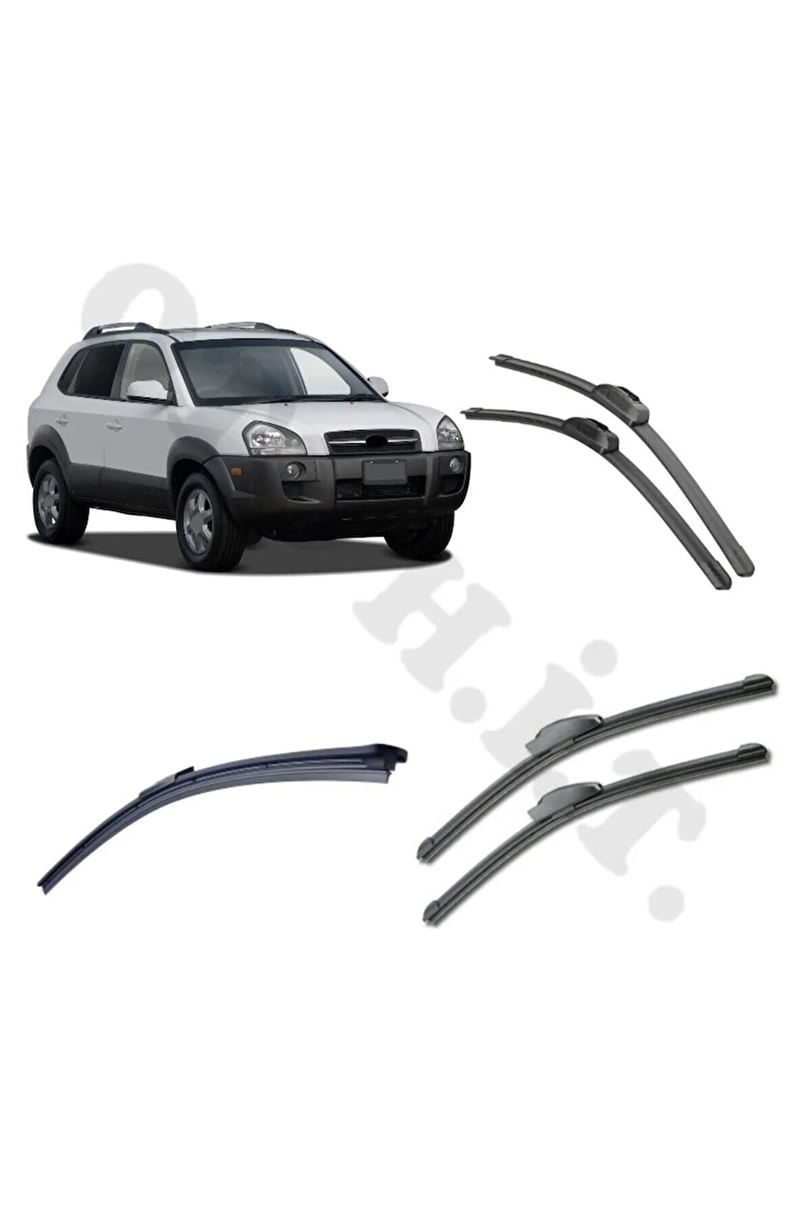 HYUNDAİ TUCSON SİLECEK TAKIMI 2005-2010 ÖN CAM SİLECEĞİ