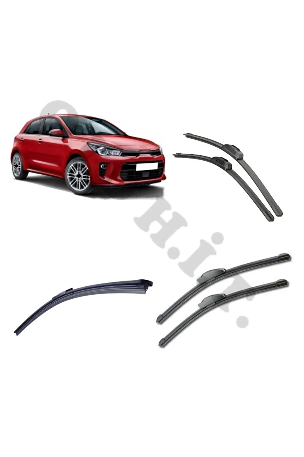 KİA RİO SİLECEK TAKIMI 2017-2021 ÖN CAM SİLECEĞİ