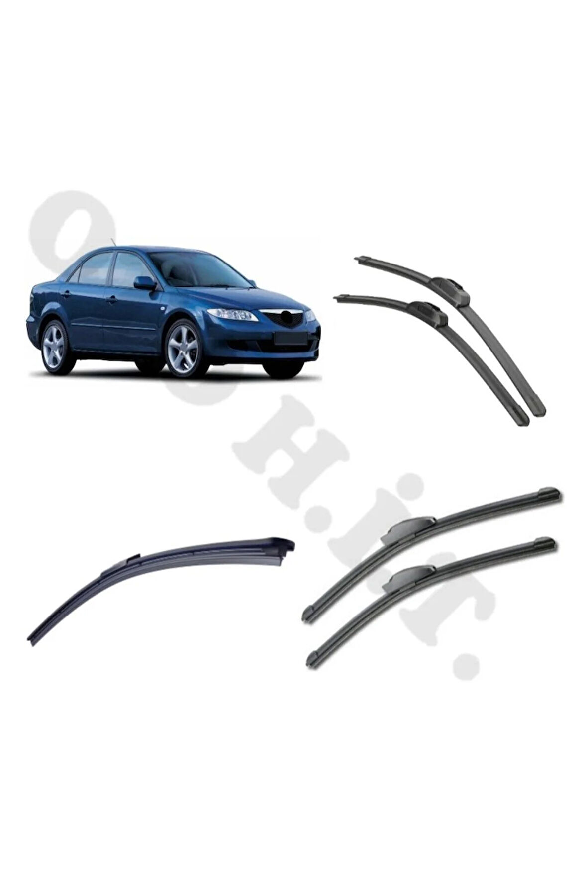 MAZDA 6 SİLECEK TAKIMI 2002-2007 ÖN CAM SİLECEĞİ
