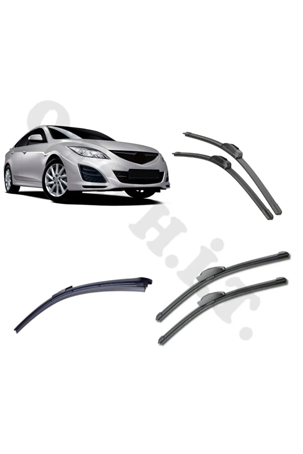 MAZDA 6 SİLECEK TAKIMI 2008-2012 ÖN CAM SİLECEĞİ