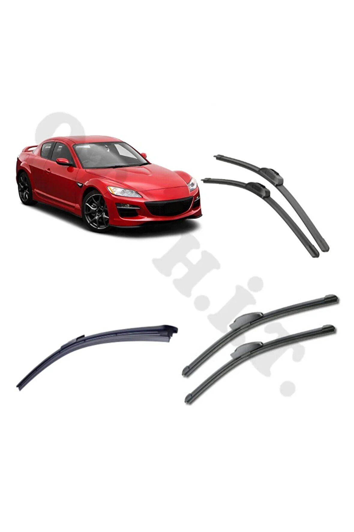 MAZDA RX8 SİLECEK TAKIMI 2006-2011 ÖN CAM SİLECEĞİ