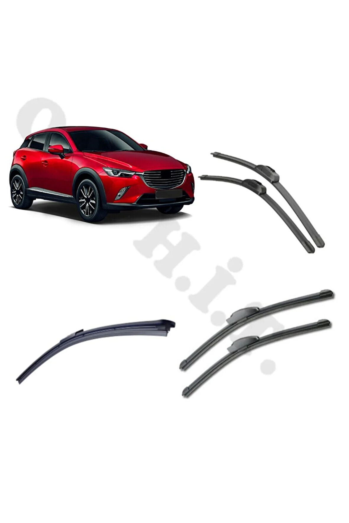MAZDA CX-3 SİLECEK TAKIMI 2015-2018 ÖN CAM SİLECEĞİ