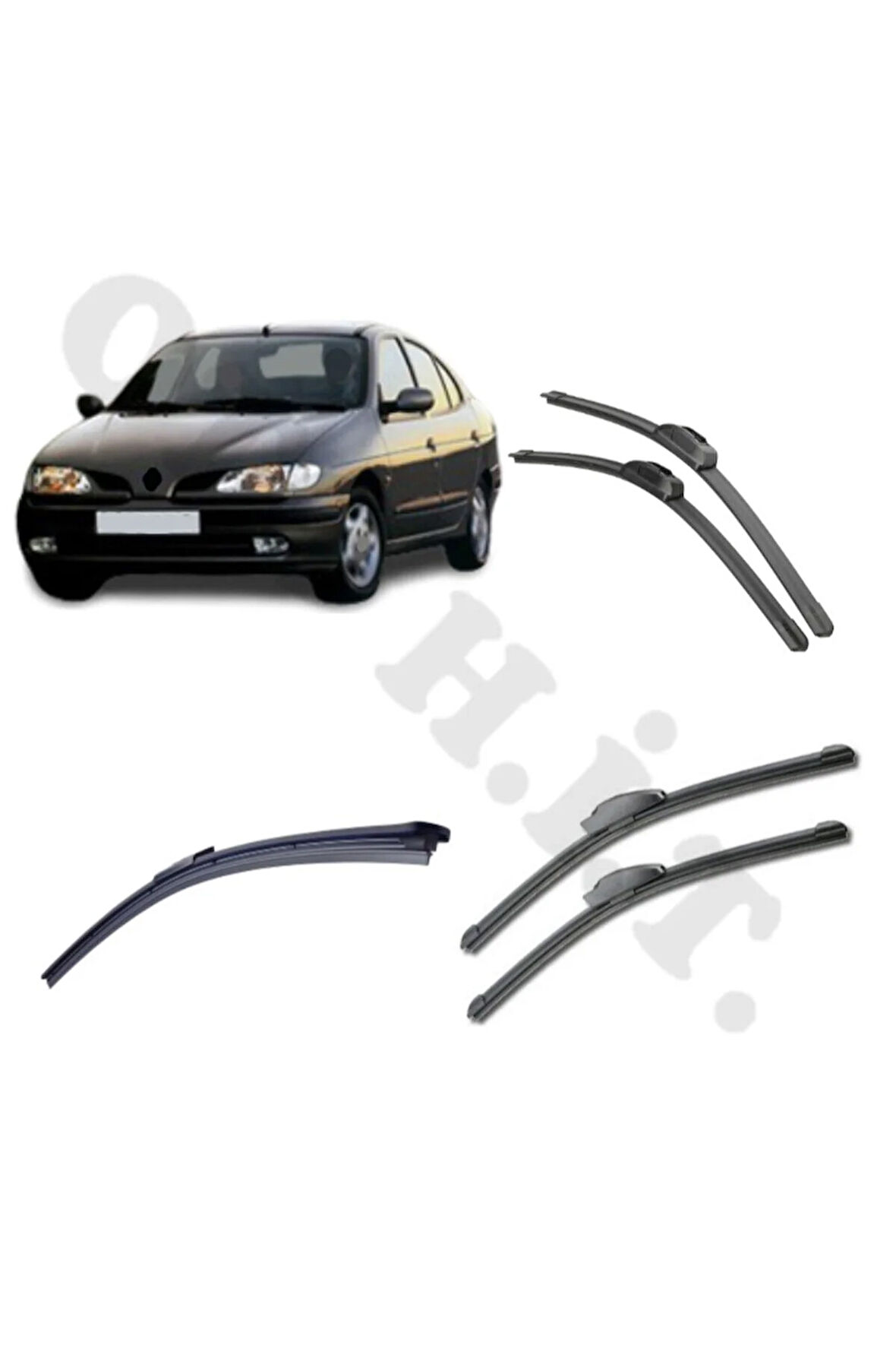 RENAULT MEGANE 1 SİLECEK TAKIMI ÖN CAM SİLECEĞİ