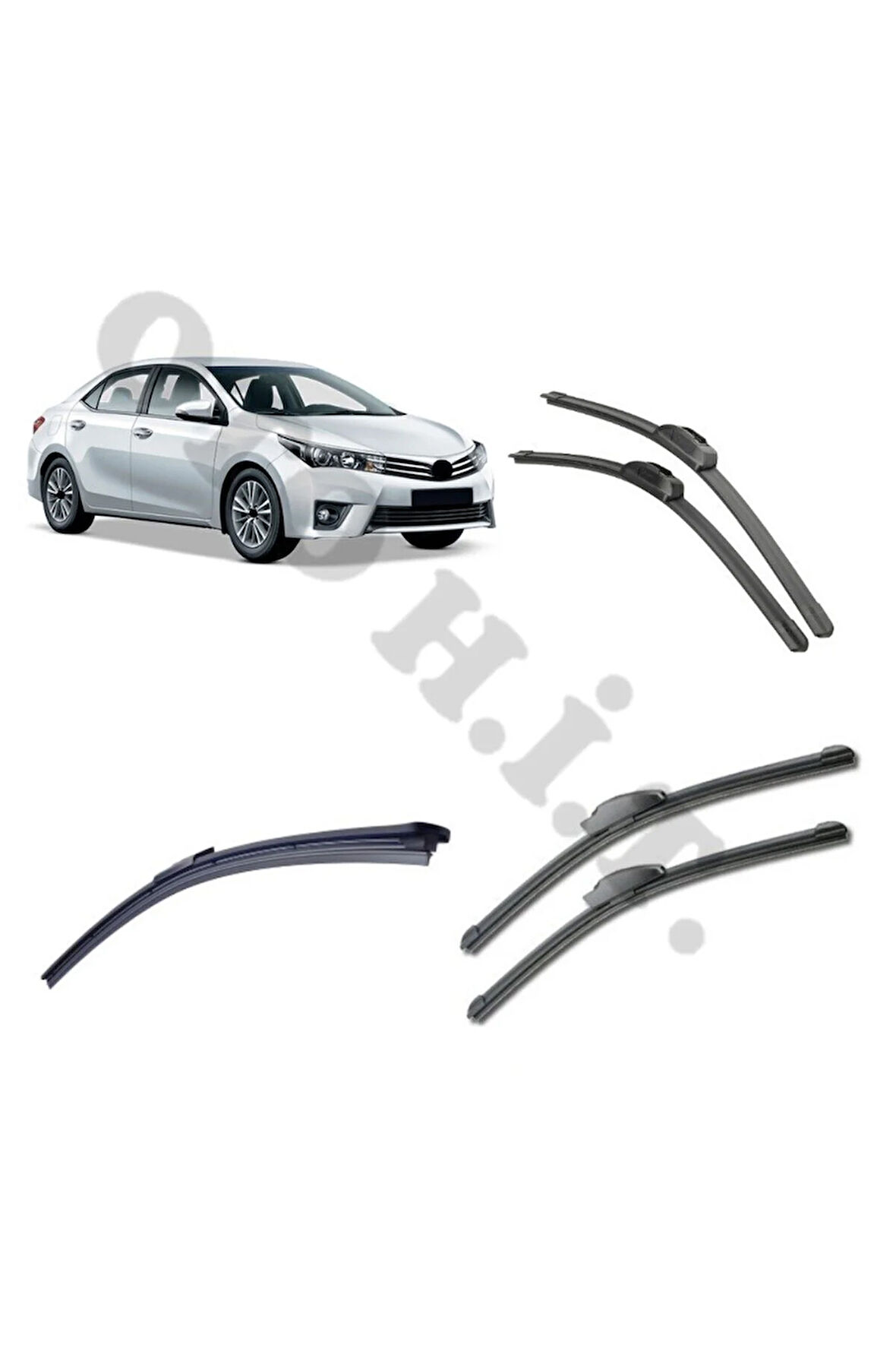 TOYOTA COROLLA SİLECEK TAKIMI 2013-2018 ÖN CAM SİLECEĞİ