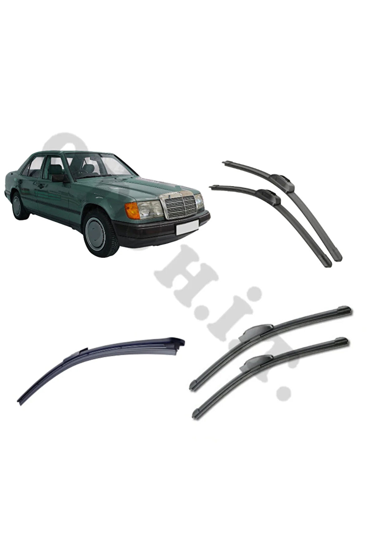 MERCEDES E SERİSİ SİLECEK TAKIMI W124 1989-1995 TEK SİLECEK ÖN CAM SİLECEĞİ