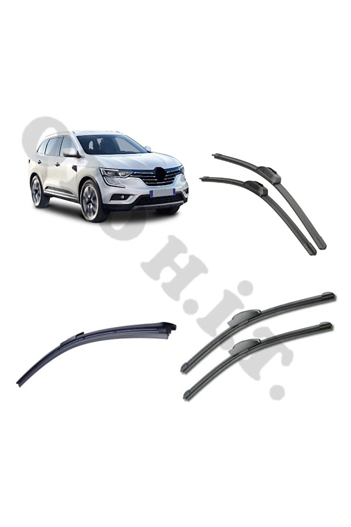 RENAULT KOLEOS SİLECEK TAKIMI 2018-2023 ÖN CAM SİLECEĞİ