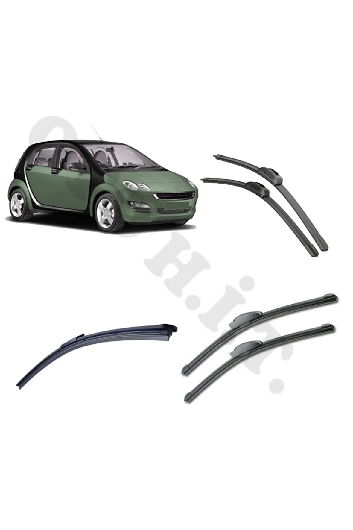 SMART FORFOUR SİLECEK TAKIMI 2004-2007 ÖN CAM SİLECEĞİ