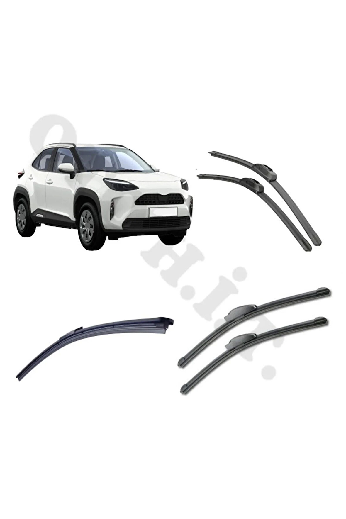 TOYOTA YARİS CROSS SİLECEK TAKIMI 2022-2024 ÖN CAM SİLECEĞİ