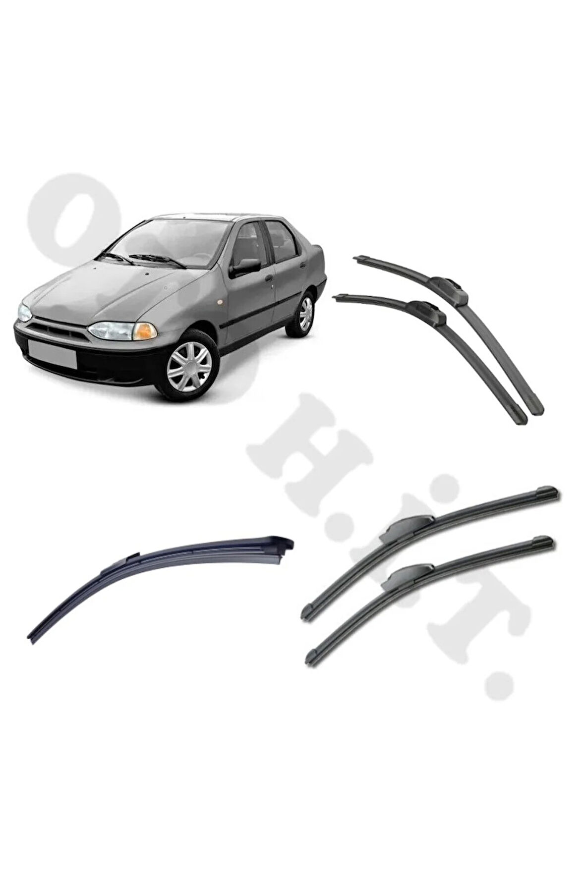 FİAT SİENA SİLECEK TAKIMI 1997-2001 ÖN CAM SİLECEĞİ