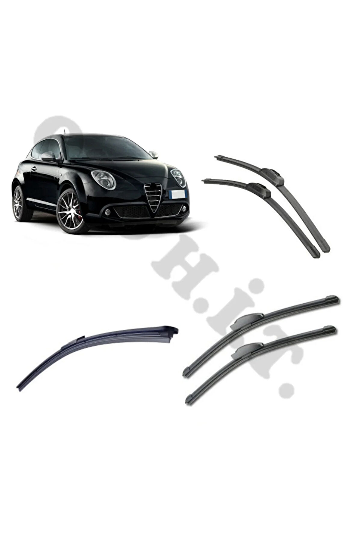 ALFA ROMEO MİTO SİLECEK TAKIMI 2008-2015 ÖN CAM SİLECEĞİ