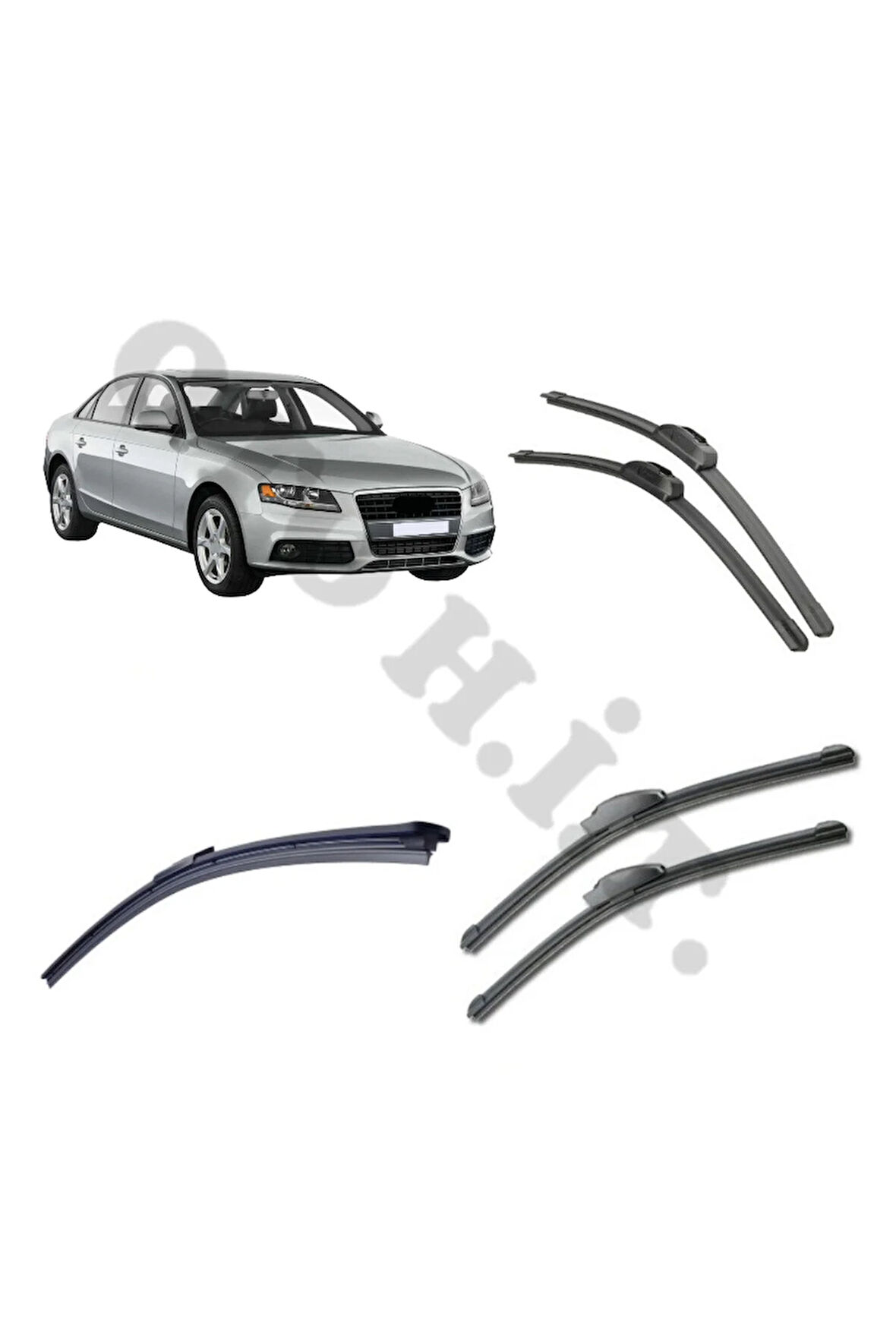 AUDİ A4 SİLECEK TAKIMI SİLECEK TAKIM 2008-2014 ÖN CAM SİLECEĞİ