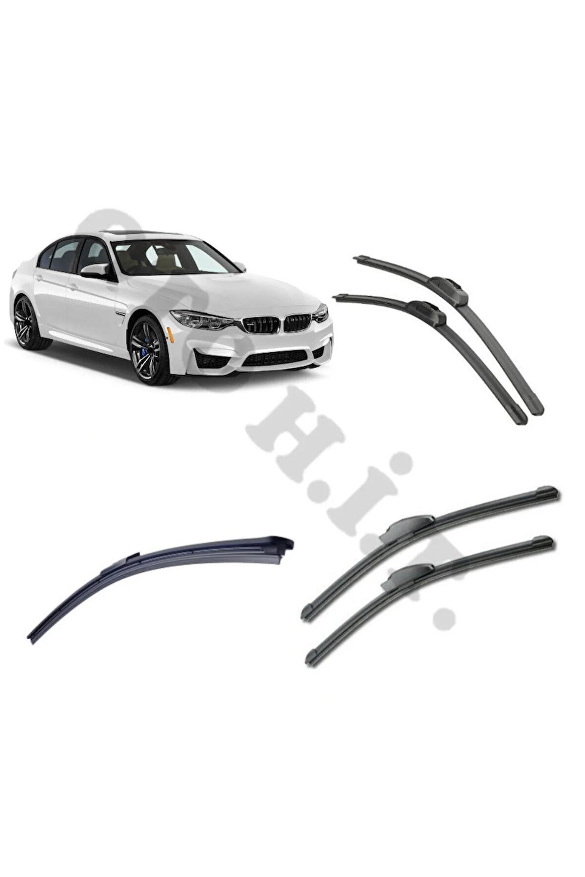 BMW F30 SİLECEK TAKIMI 3 SERİSİ 2012-2019 ÖN CAM SİLECEĞİ