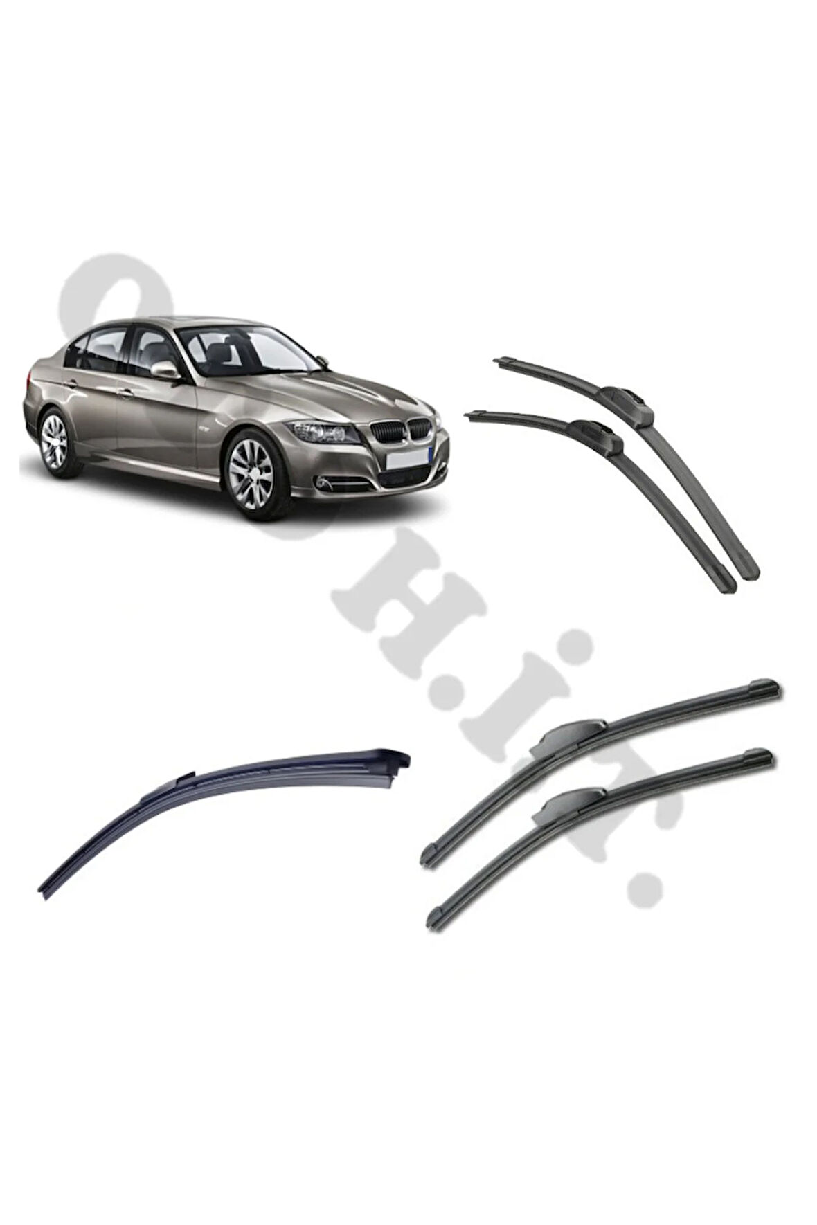 BMW E90 SİLECEK TAKIMI 3 SERİSİ 2009-2012 ÖN CAM SİLECEĞİ
