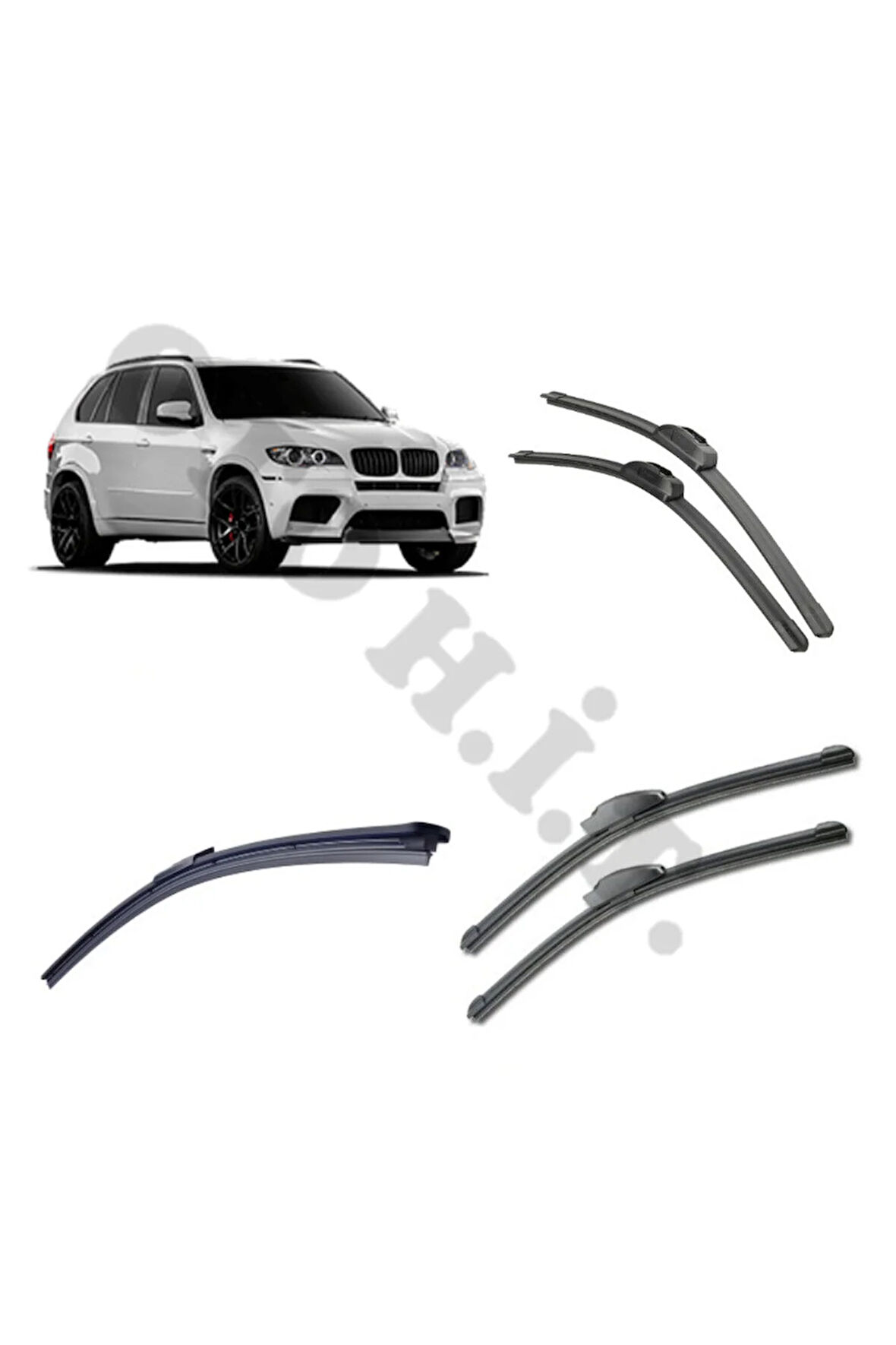 BMW X5 E70 SİLECEK TAKIMI 2007-2013 ÖN CAM SİLECEĞİ
