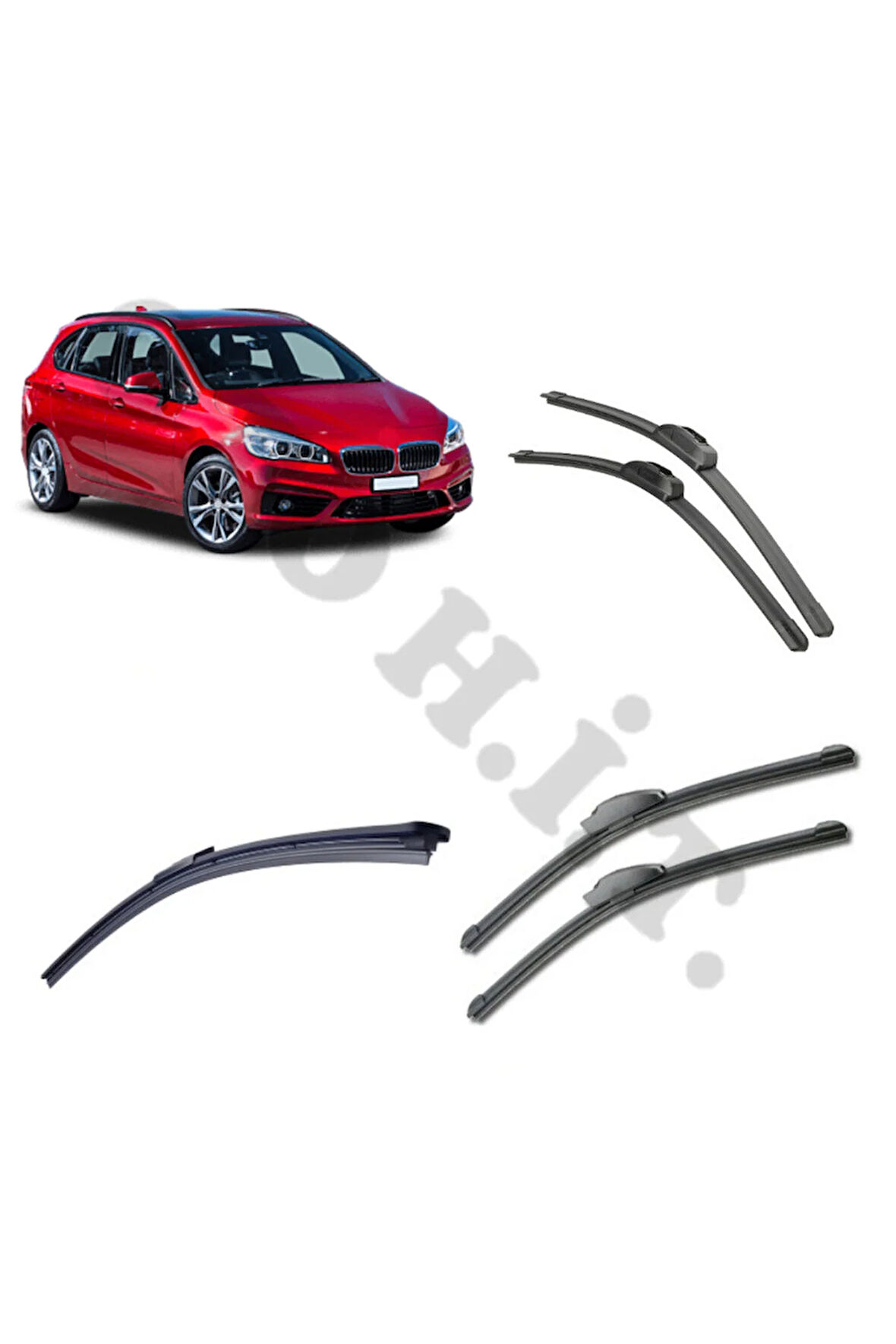 BMW 2 SERİSİ SİLECEK TAKIMI TOURIER F45-F46 ÖN CAM SİLECEĞİ