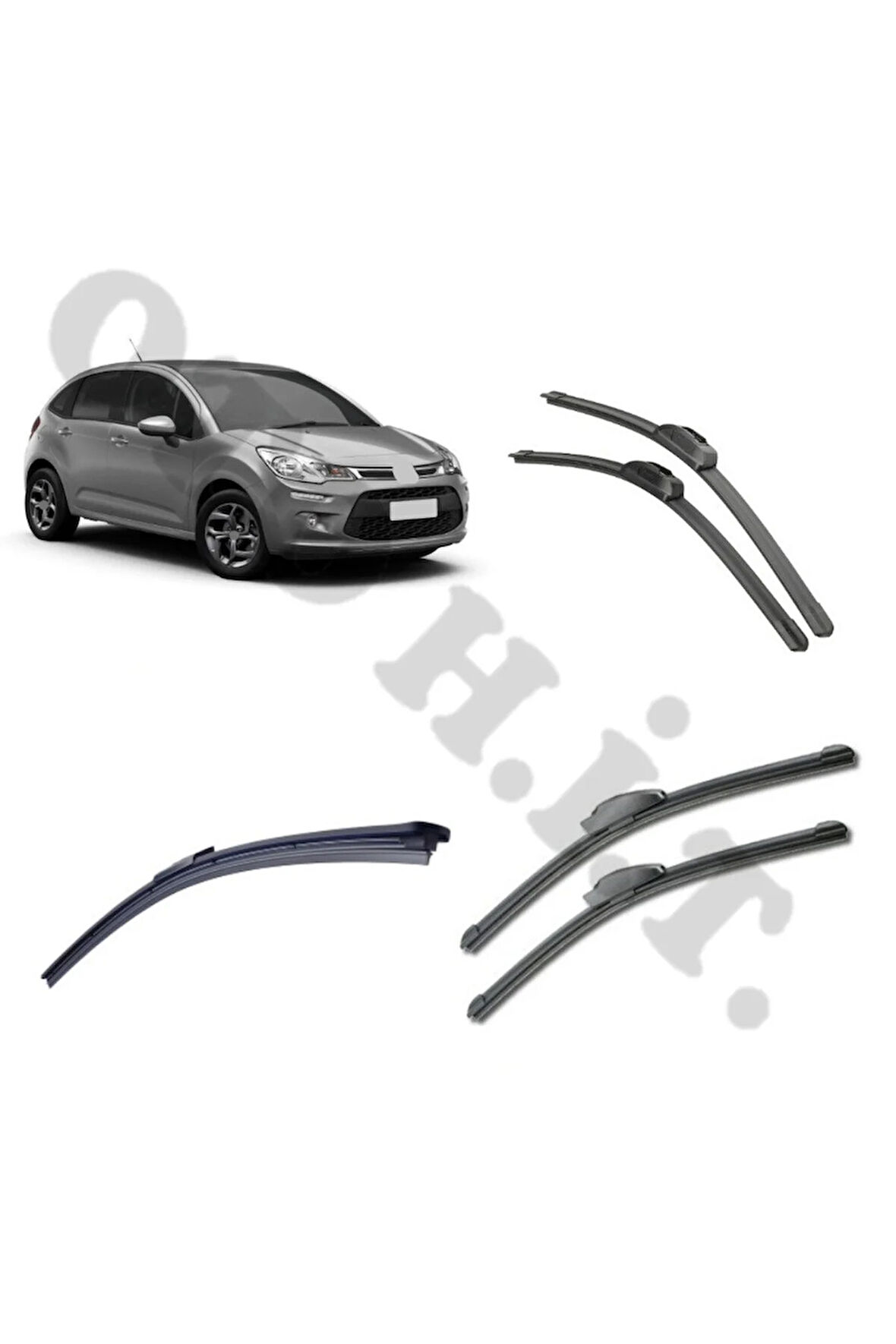 CİTROEN C3 SİLECEK TAKIMI 2010-2015 ÖN CAM SİLECEĞİ