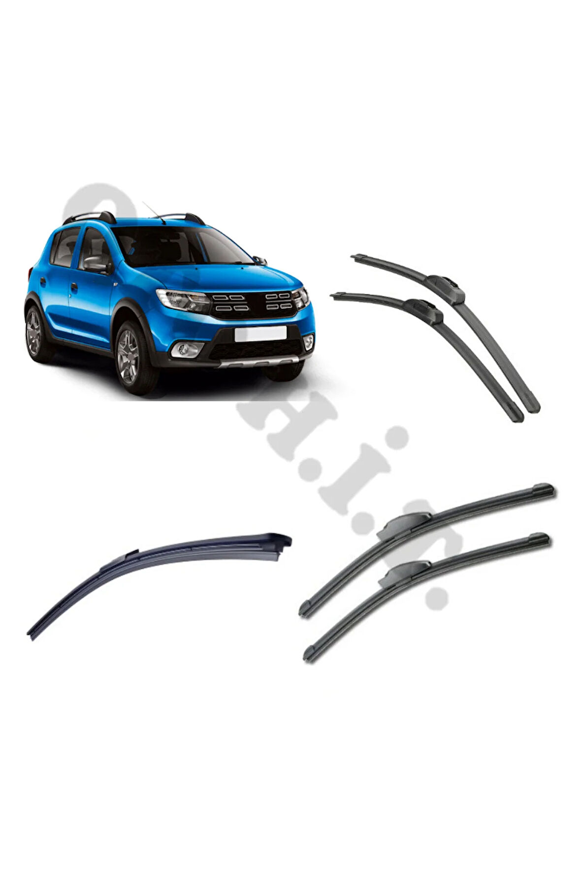 DACİA SANDERO SİLECEK TAKIMI 2016-2020 ÖN CAM SİLECEĞİ