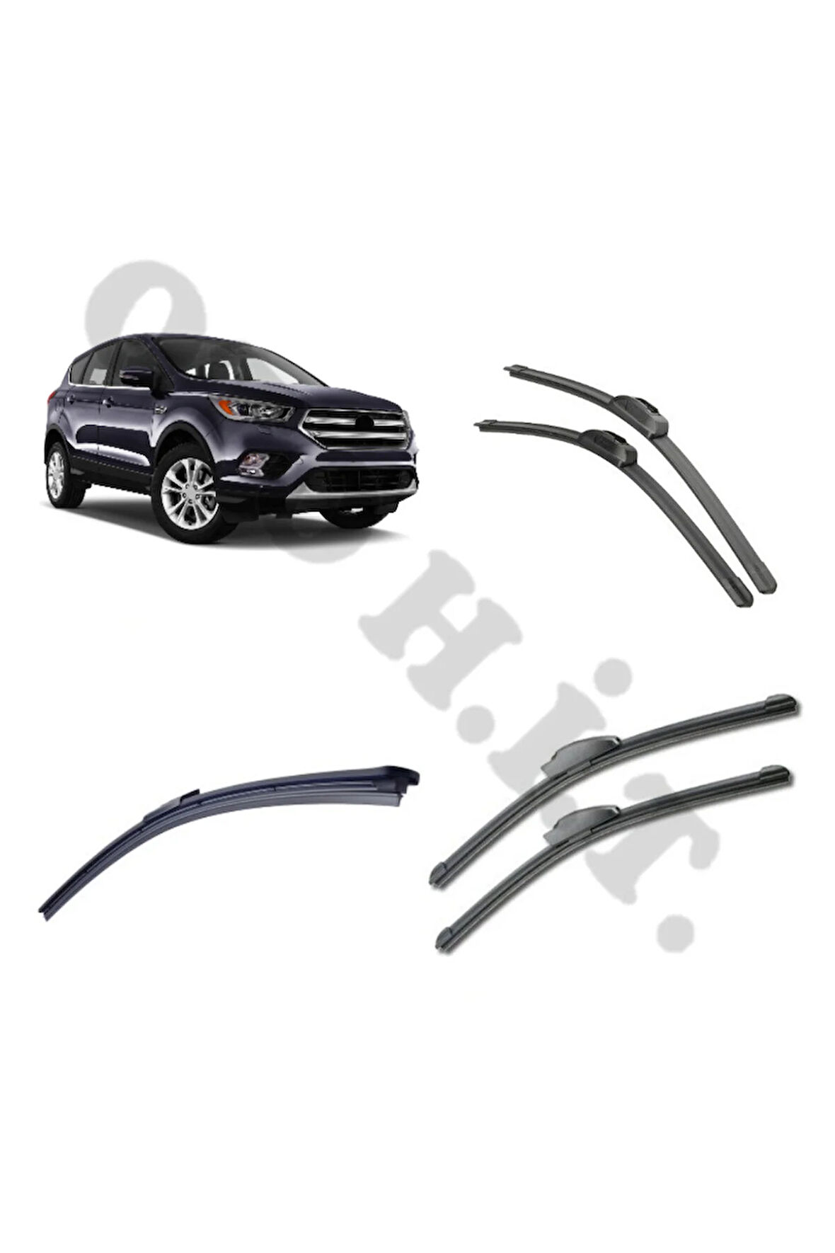 FORD KUGA SİLECEK TAKIMI 2013-2019 ÖN CAM SİLECEĞİ