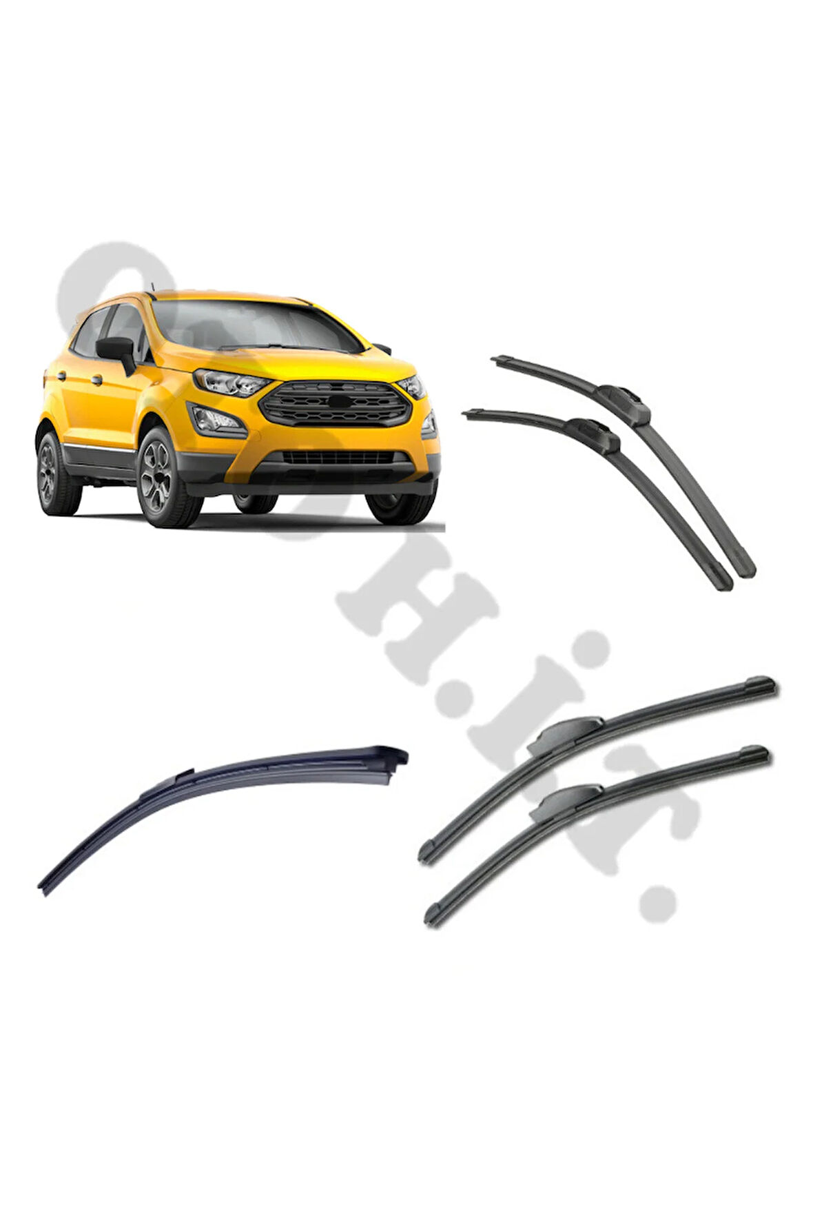 FORD ECOSPORT SİLECEK TAKIMI 2018-2022 ÖN CAM SİLECEĞİ