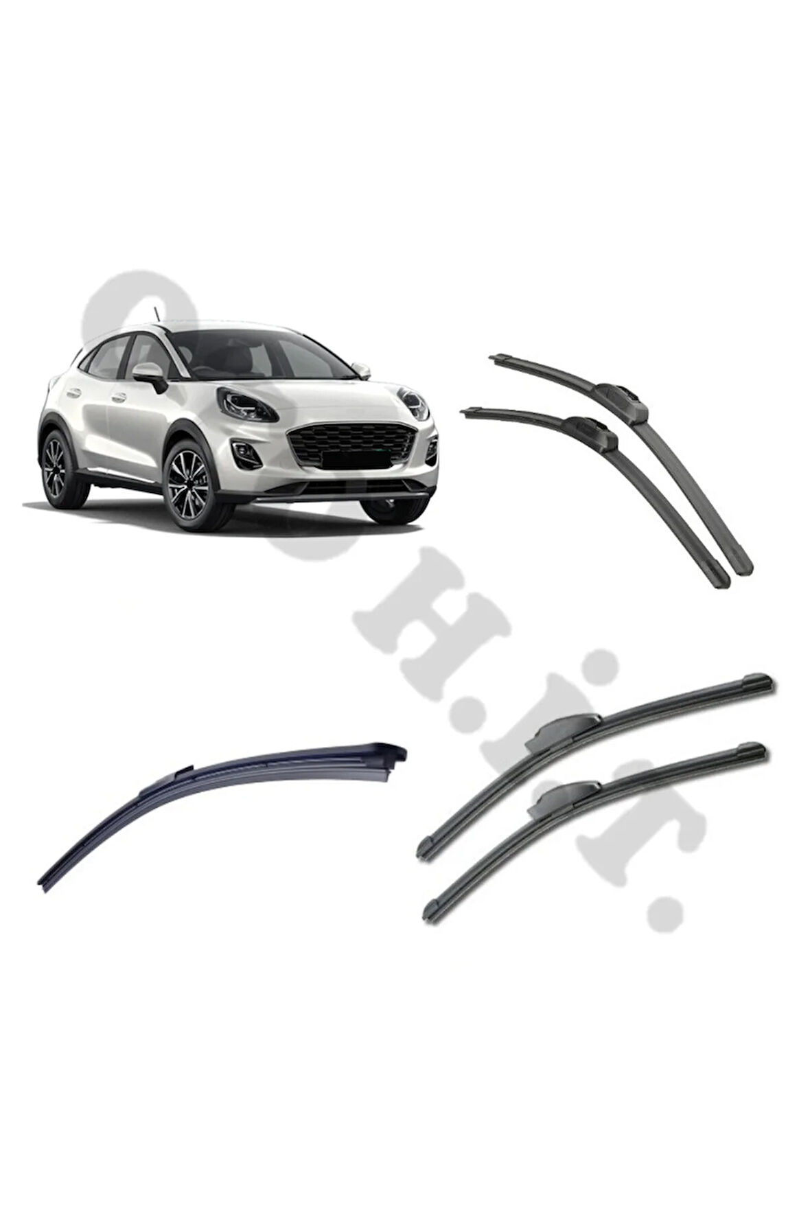 FORD PUMA SİLECEK TAKIMI 2020-2024 ÖN CAM SİLECEĞİ