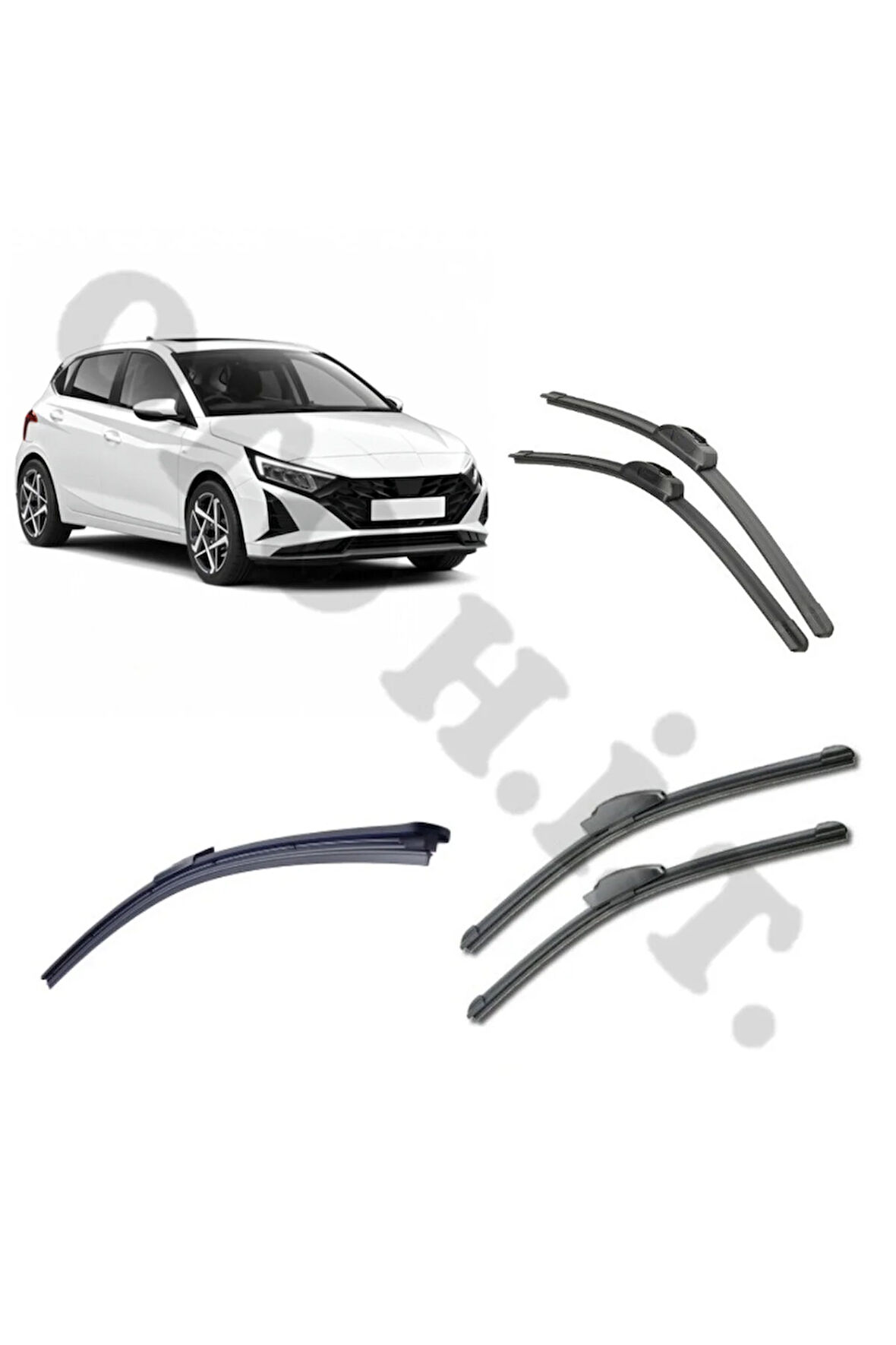 HYUNDAİ İ20 SİLECEK TAKIMI 2021-2024 ÖN CAM SİLECEĞİ