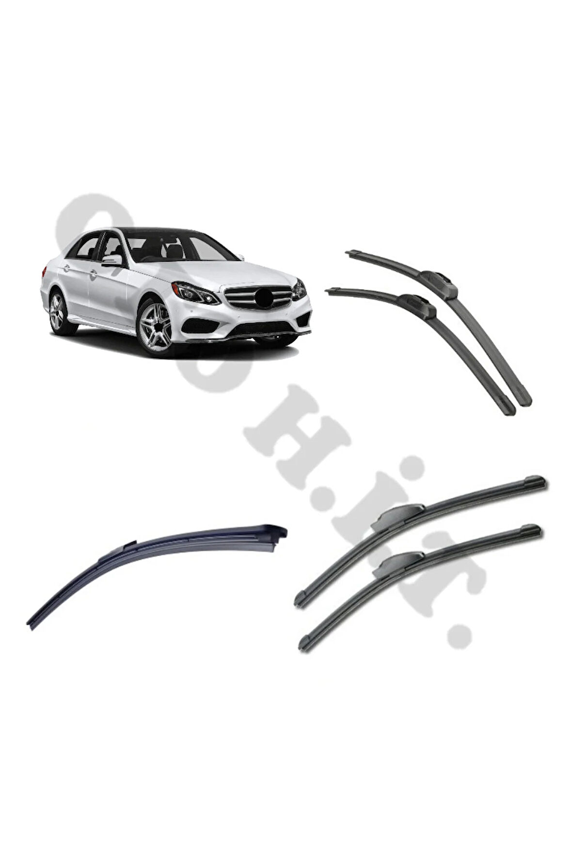 MERCEDES E SERİSİ SİLECEK TAKIMI W212 2014-2016 ÖN CAM SİLECEĞİ