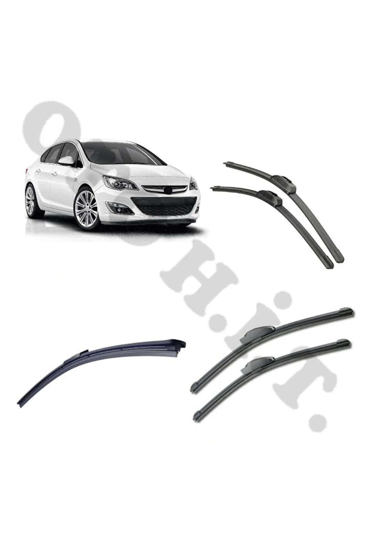 OPEL ASTRA J SİLECEK TAKIMI SEDAN 2009-2020 ÖN CAM SİLECEĞİ