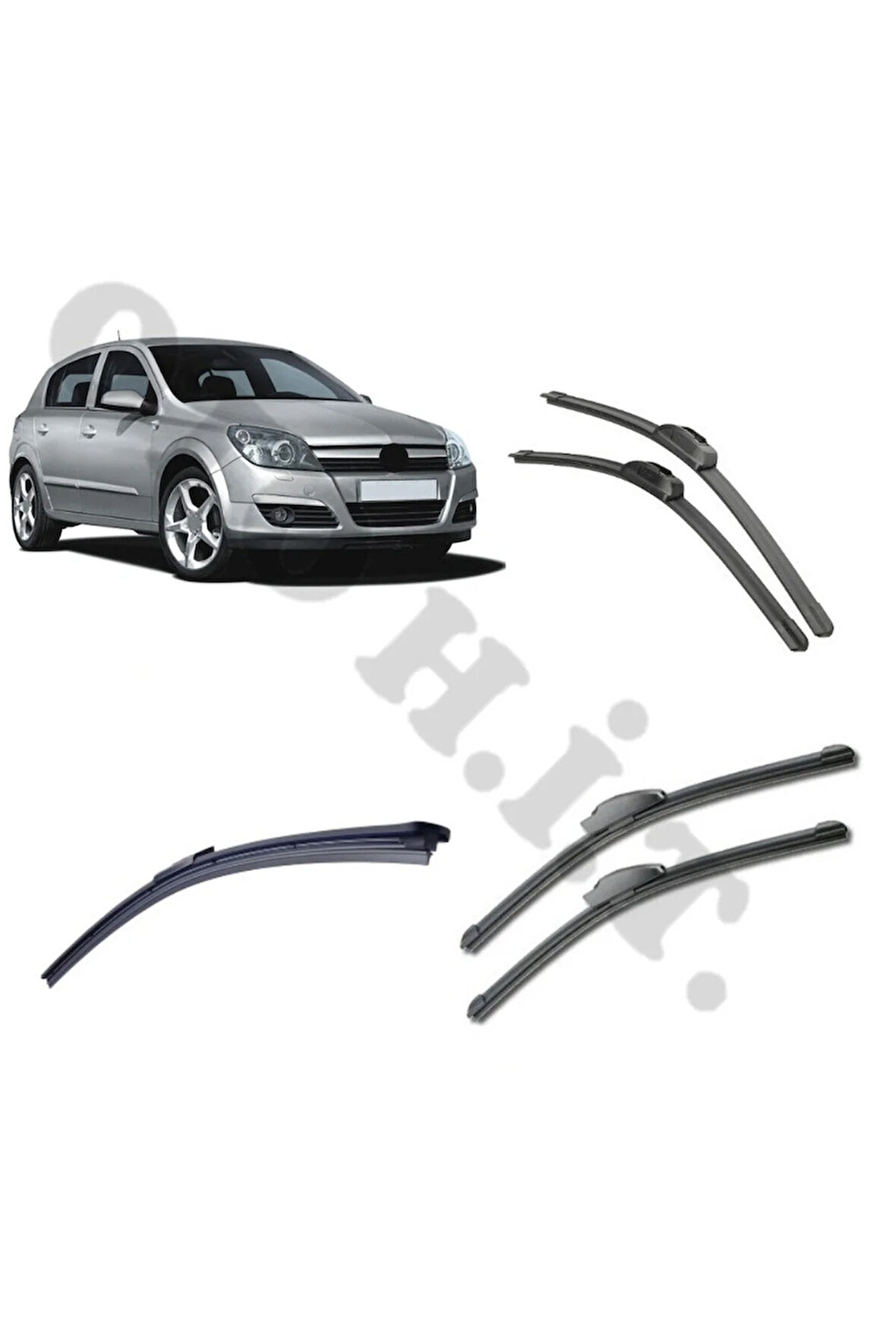 OPEL ASTRA H SİLECEK TAKIMI 2004-2013 ÖN CAM SİLECEĞİ