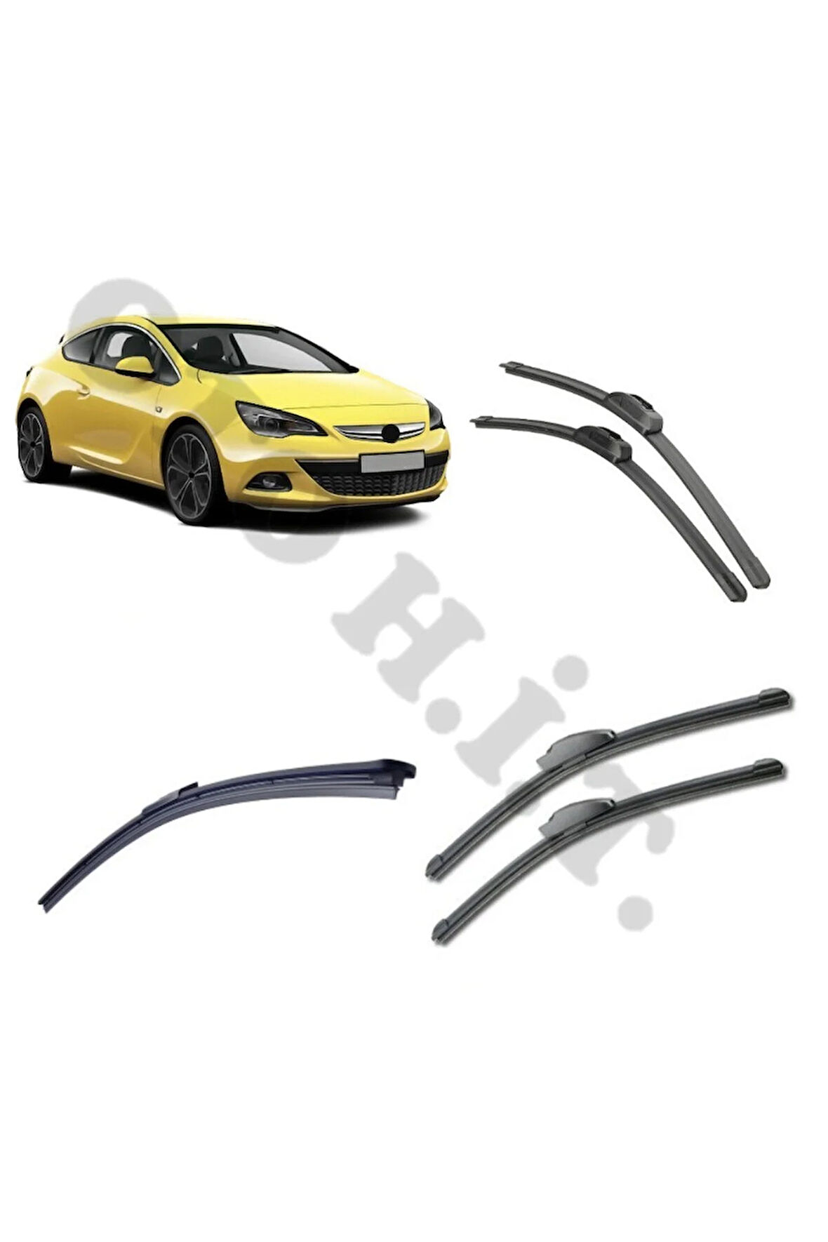 OPEL ASTRA GTC SİLECEK TAKIMI 2012-2014 ÖN CAM SİLECEĞİ