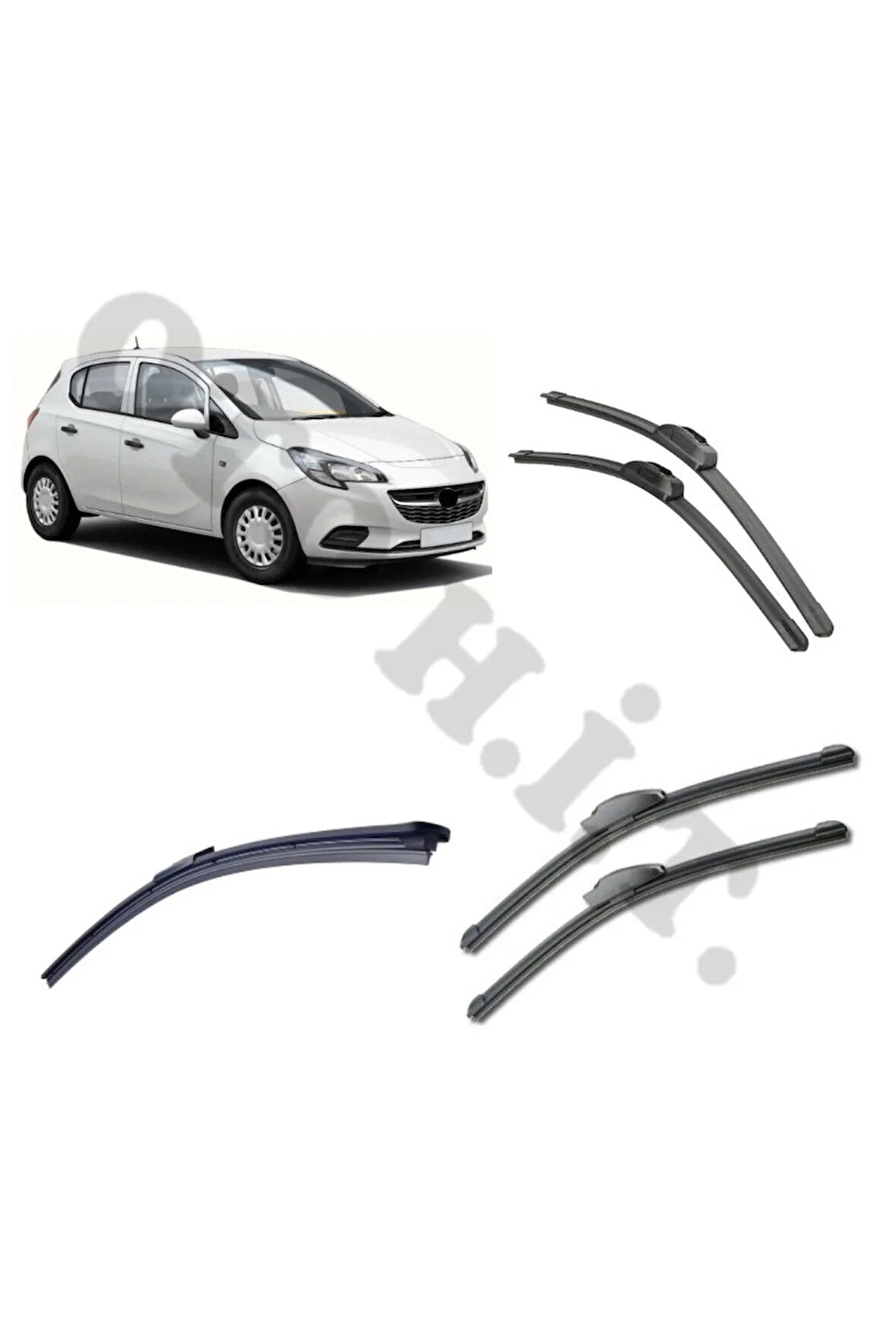 OPEL CORSA E SİLECEK TAKIMI ÖN CAM SİLECEĞİ