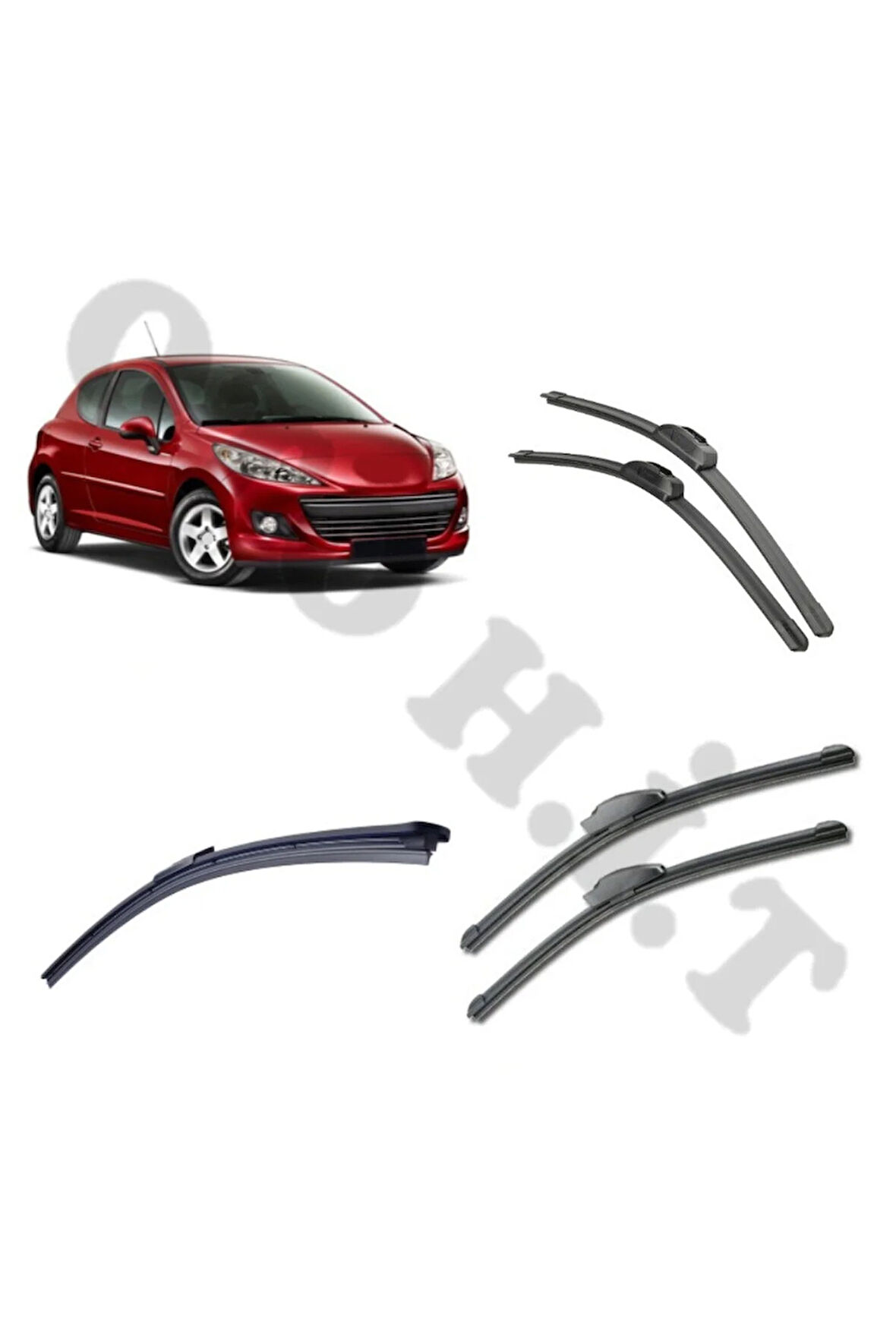 PEUGEOT 207 SİLECEK TAKIMI 2007-2012 ÖN CAM SİLECEĞİ