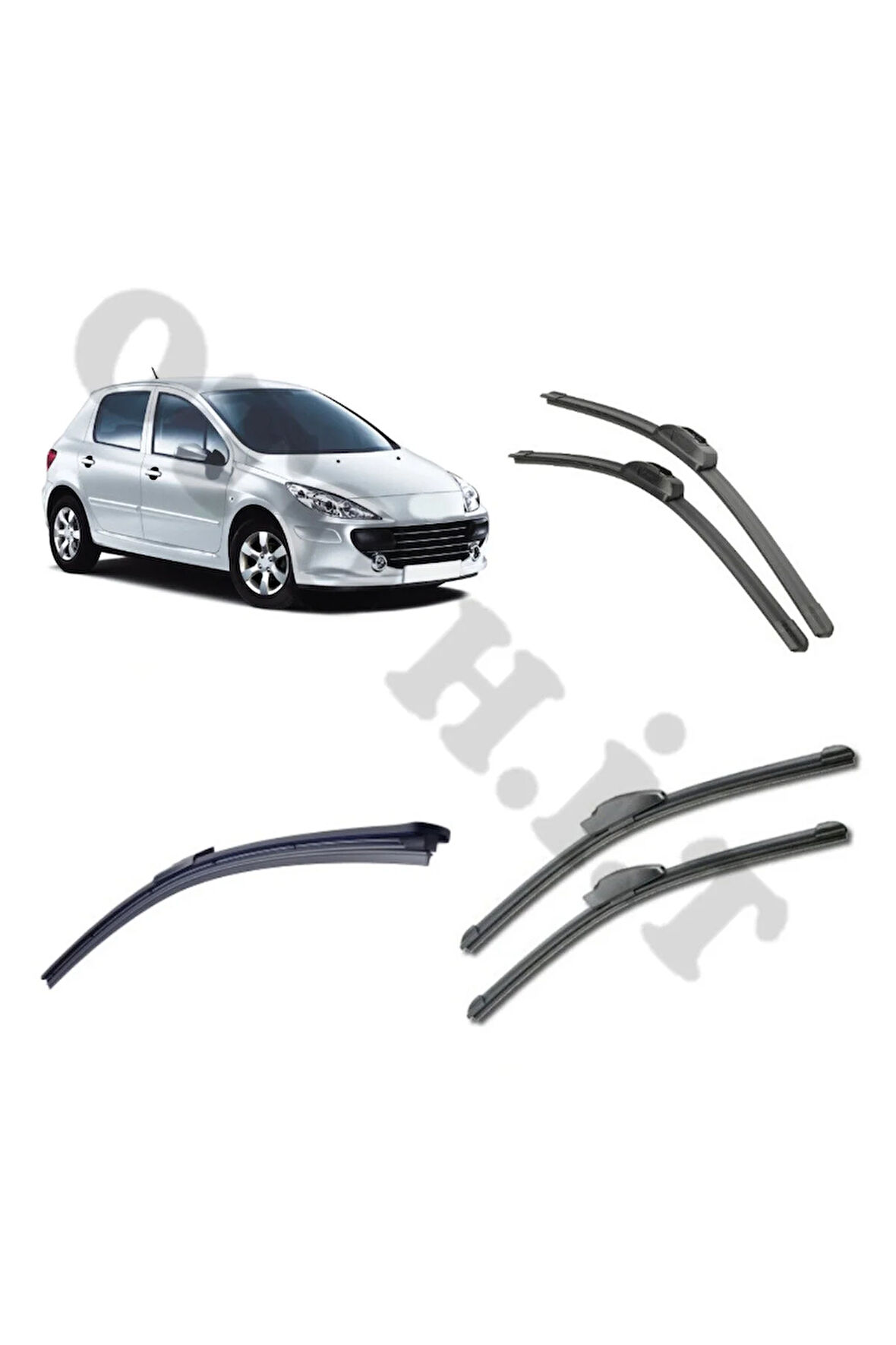 PEUGEOT 307 SİLECEK TAKIMI 2005-2007 ÖN CAM SİLECEĞİ