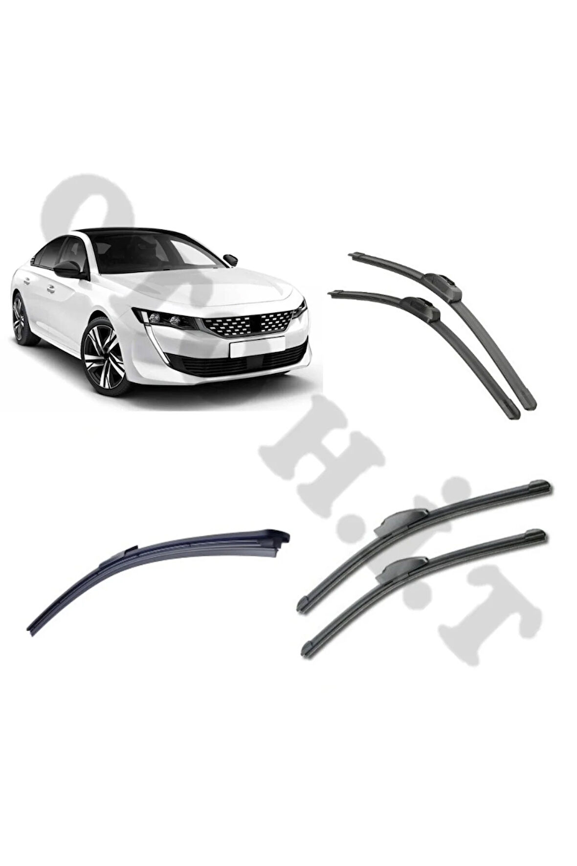 PEUGEOT 508 SİLECEK TAKIMI 2019-2024 ÖN CAM SİLECEĞİ