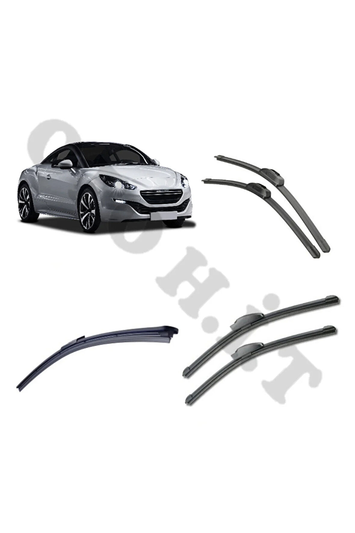 PEUGEOT RCZ SİLECEK TAKIMI 2010-2015 ÖN CAM SİLECEĞİ