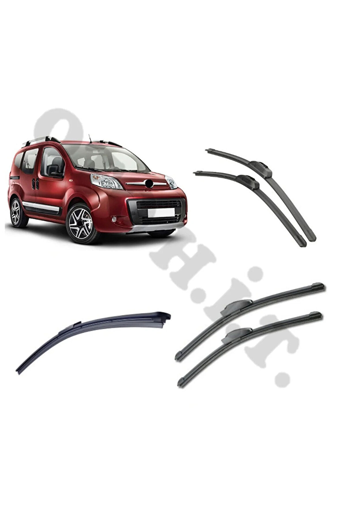 PEUGEOT BİPPER SİLECEK TAKIMI 2008-2017 ÖN CAM SİLECEĞİ