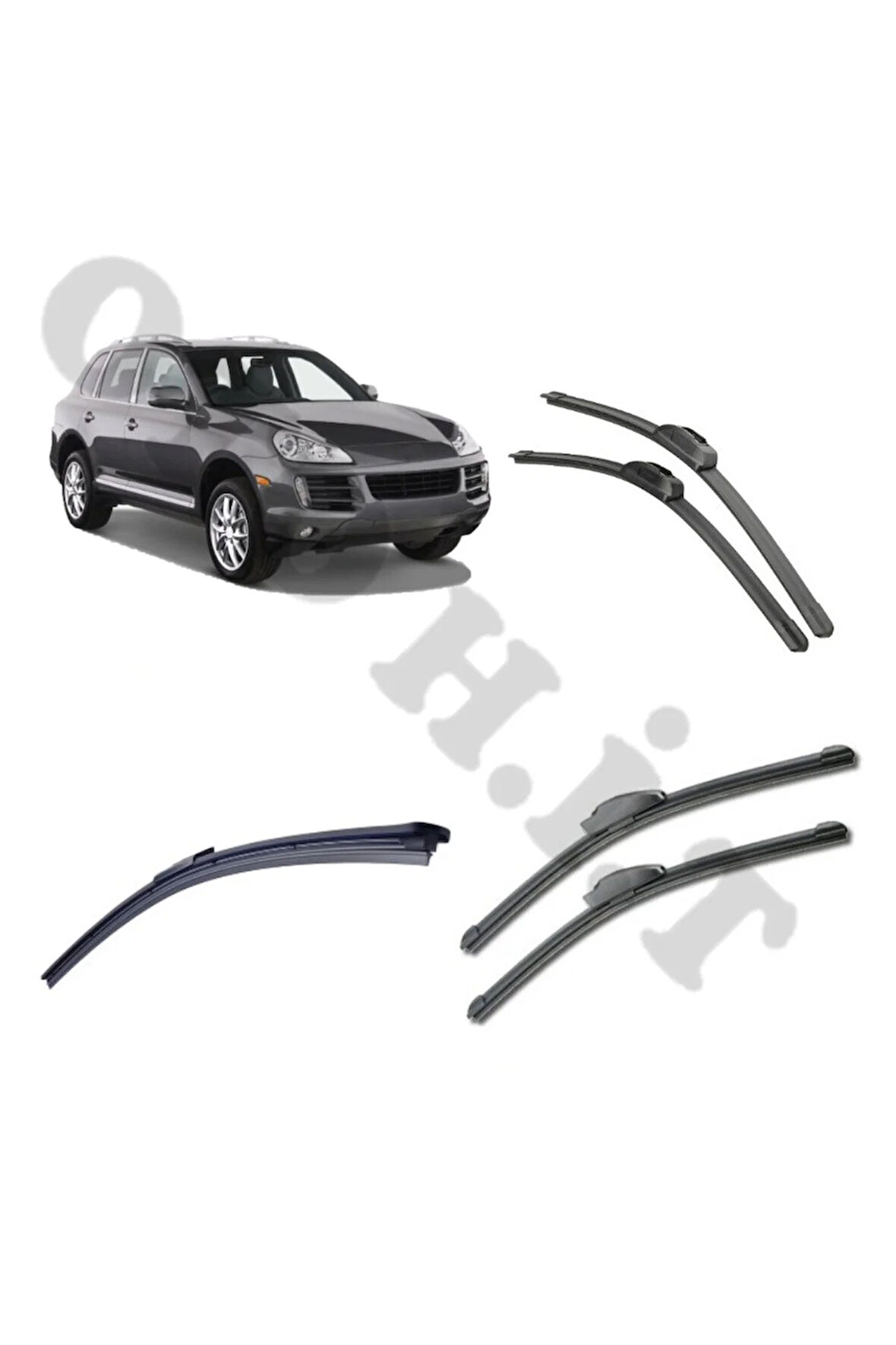 PORSCHE CAYENNE SİLECEK TAKIMI 2007-2011 ÖN CAM SİLECEĞİ