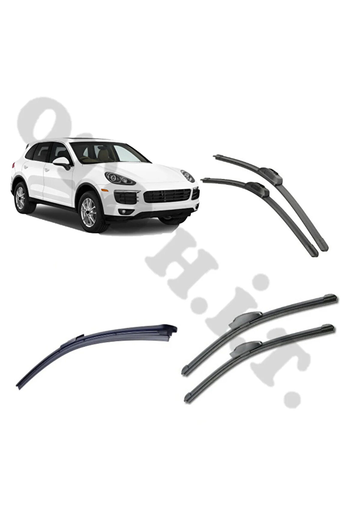 PORSCHE CAYENNE SİLECEK TAKIMI 2011-2017 ÖN CAM SİLECEĞİ
