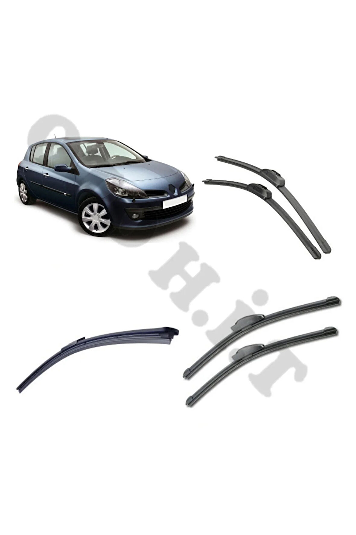 RENAULT CLİO 3 SİLECEK TAKIMI ÖN CAM SİLECEĞİ