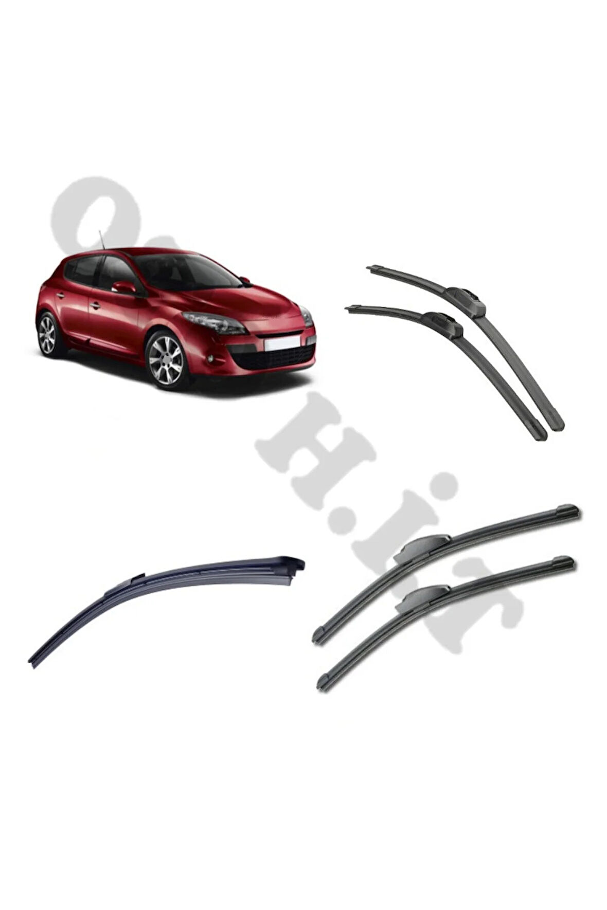 RENAULT MEGANE 3 SİLECEK TAKIMI ÖN CAM SİLECEĞİ