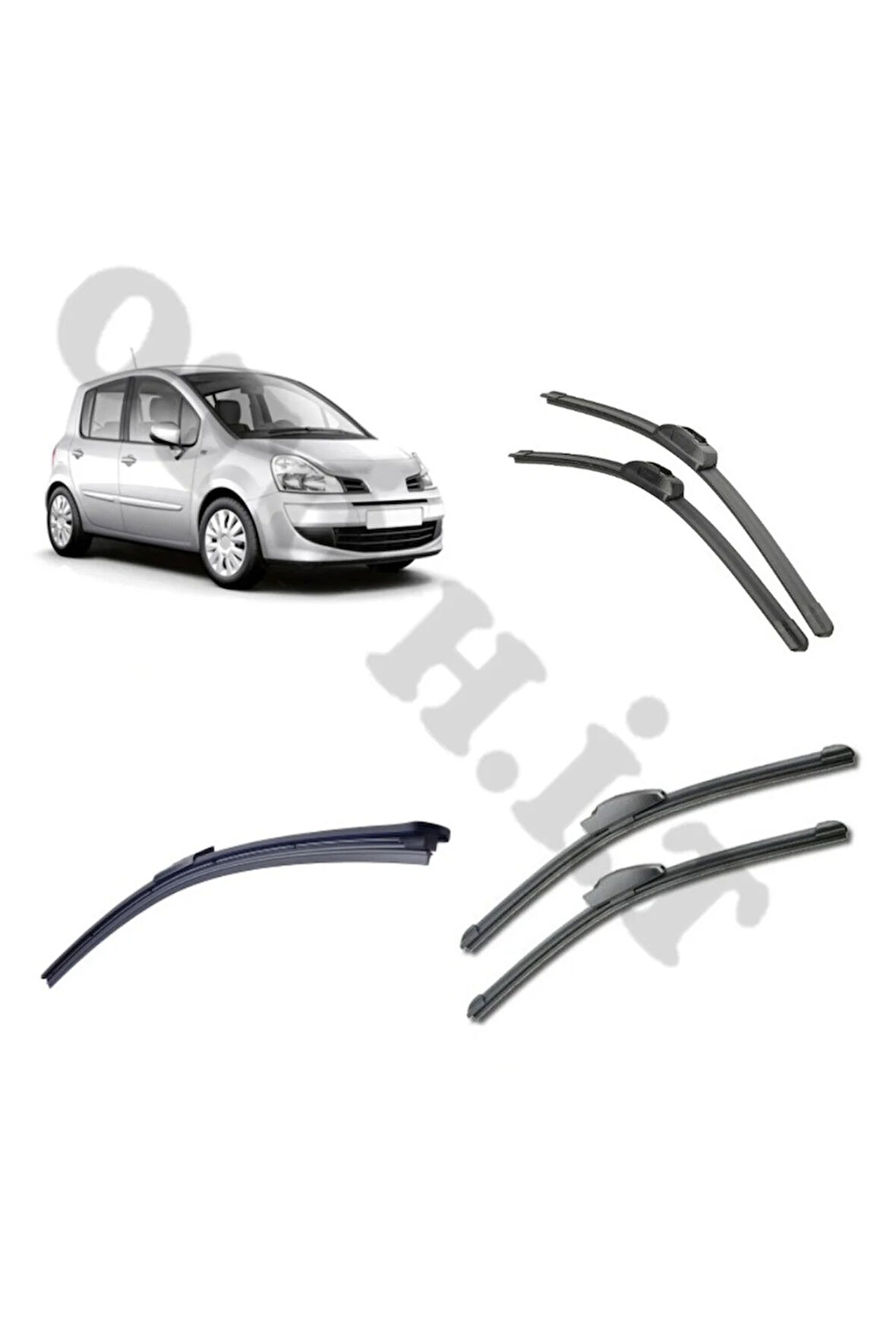 RENAULT MODUS SİLECEK TAKIMI 2005-2009 ÖN CAM SİLECEĞİ
