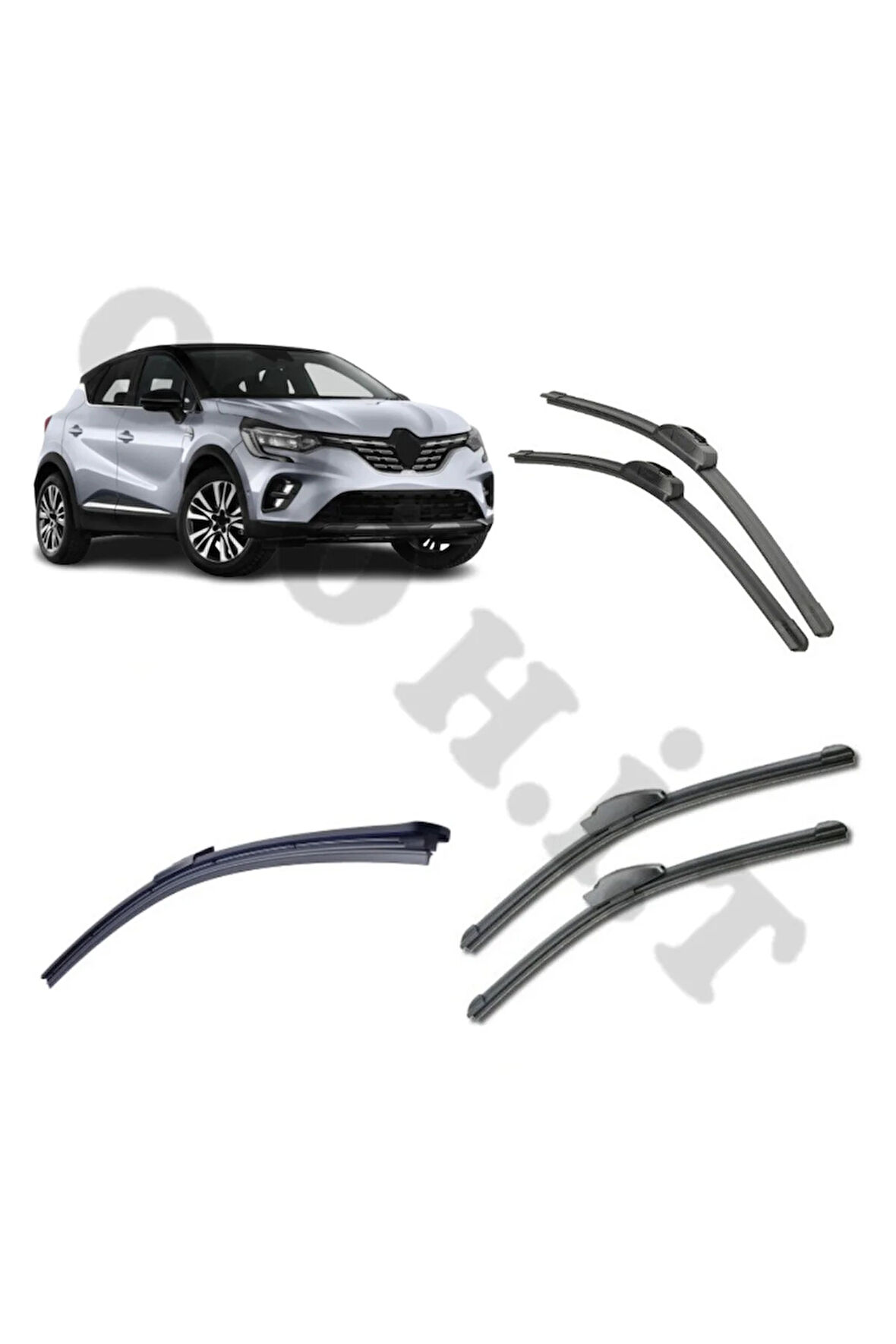 RENAULT CAPTUR SİLECEK TAKIMI 2021-2024 ÖN CAM SİLECEĞİ