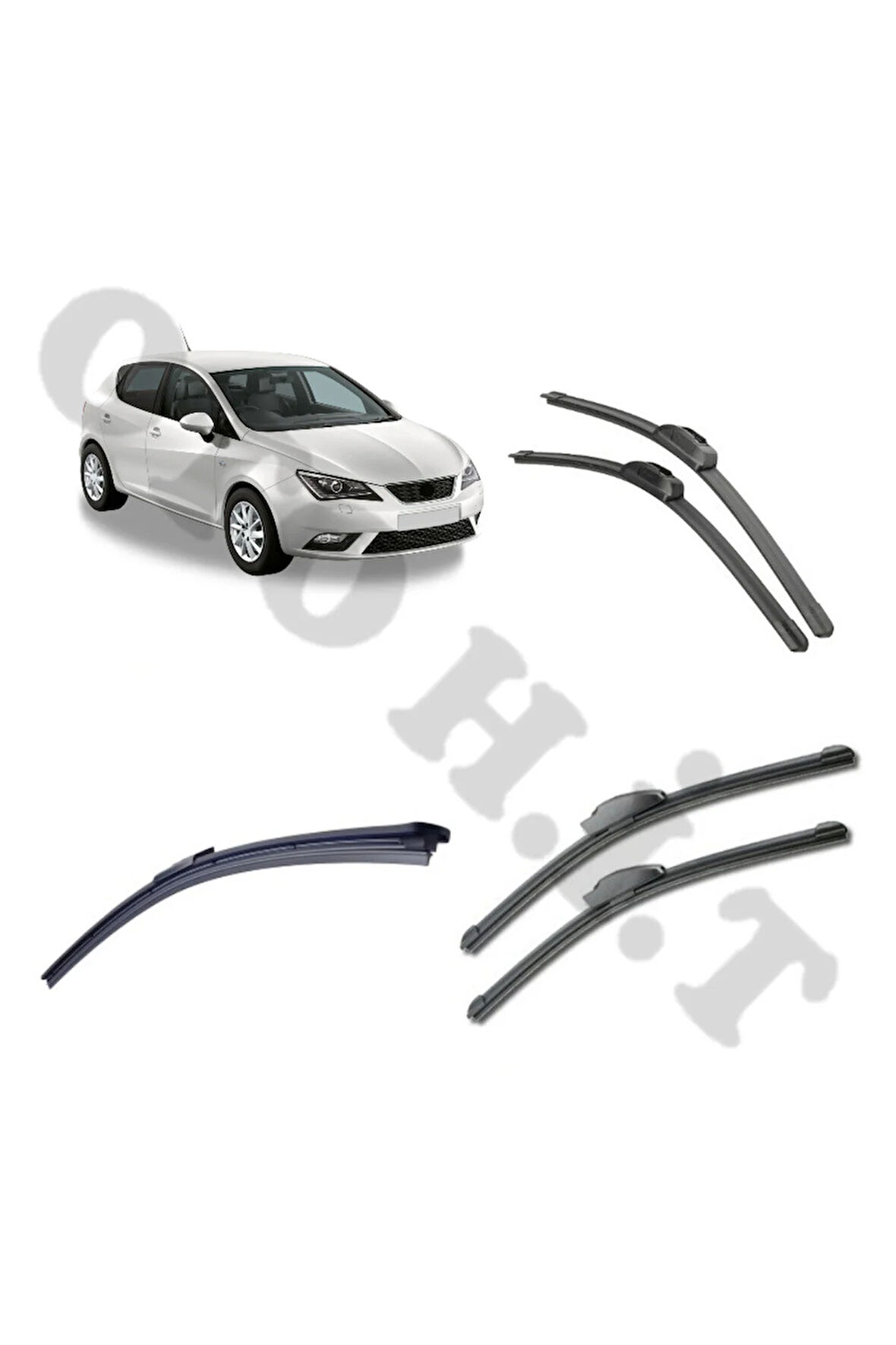 SEAT İBİZA SİLECEK TAKIMI 2006-2009 ÖN CAM SİLECEĞİ