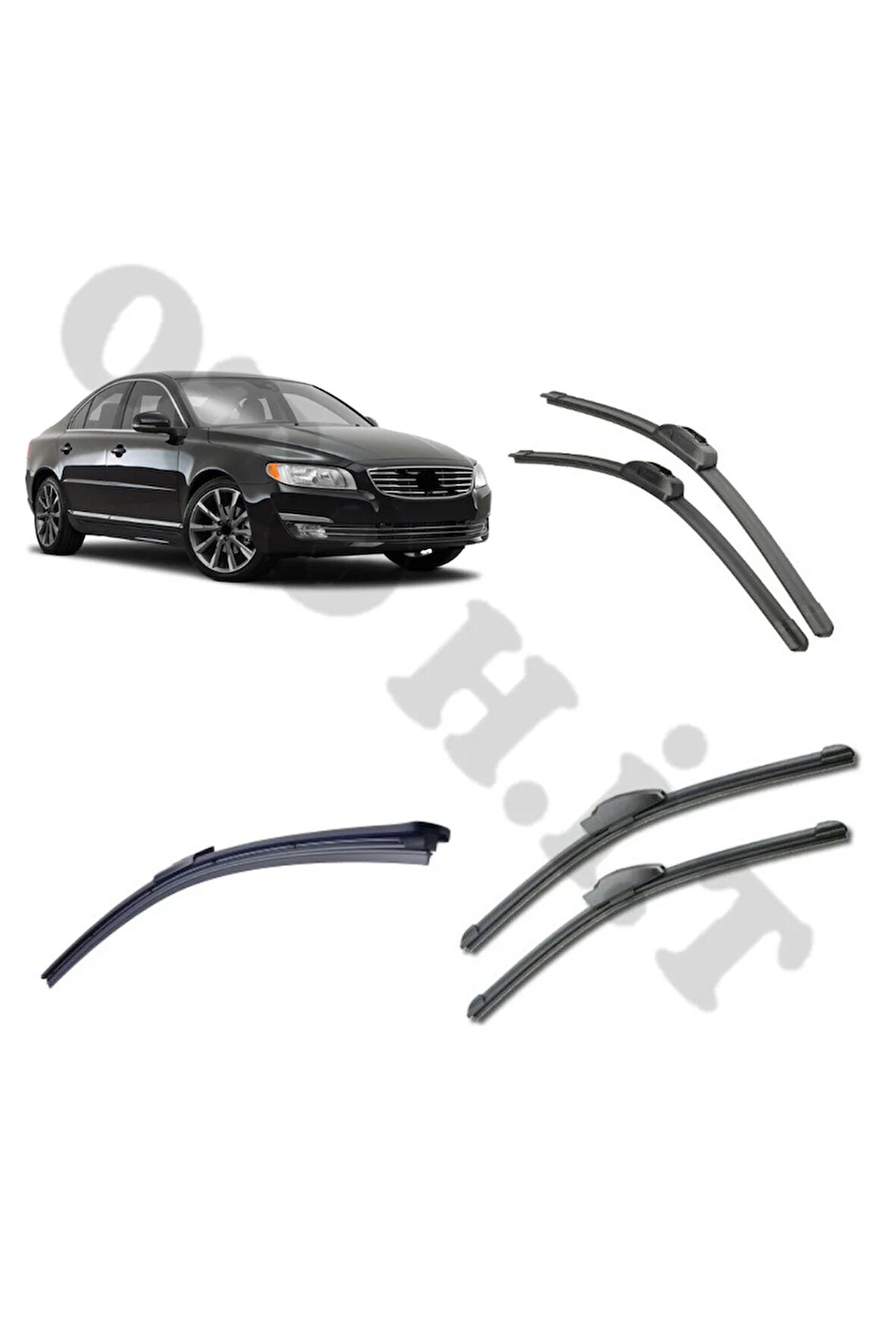 VOLVO S80 SİLECEK TAKIMI 2006-2017 ÖN CAM SİLECEĞİ